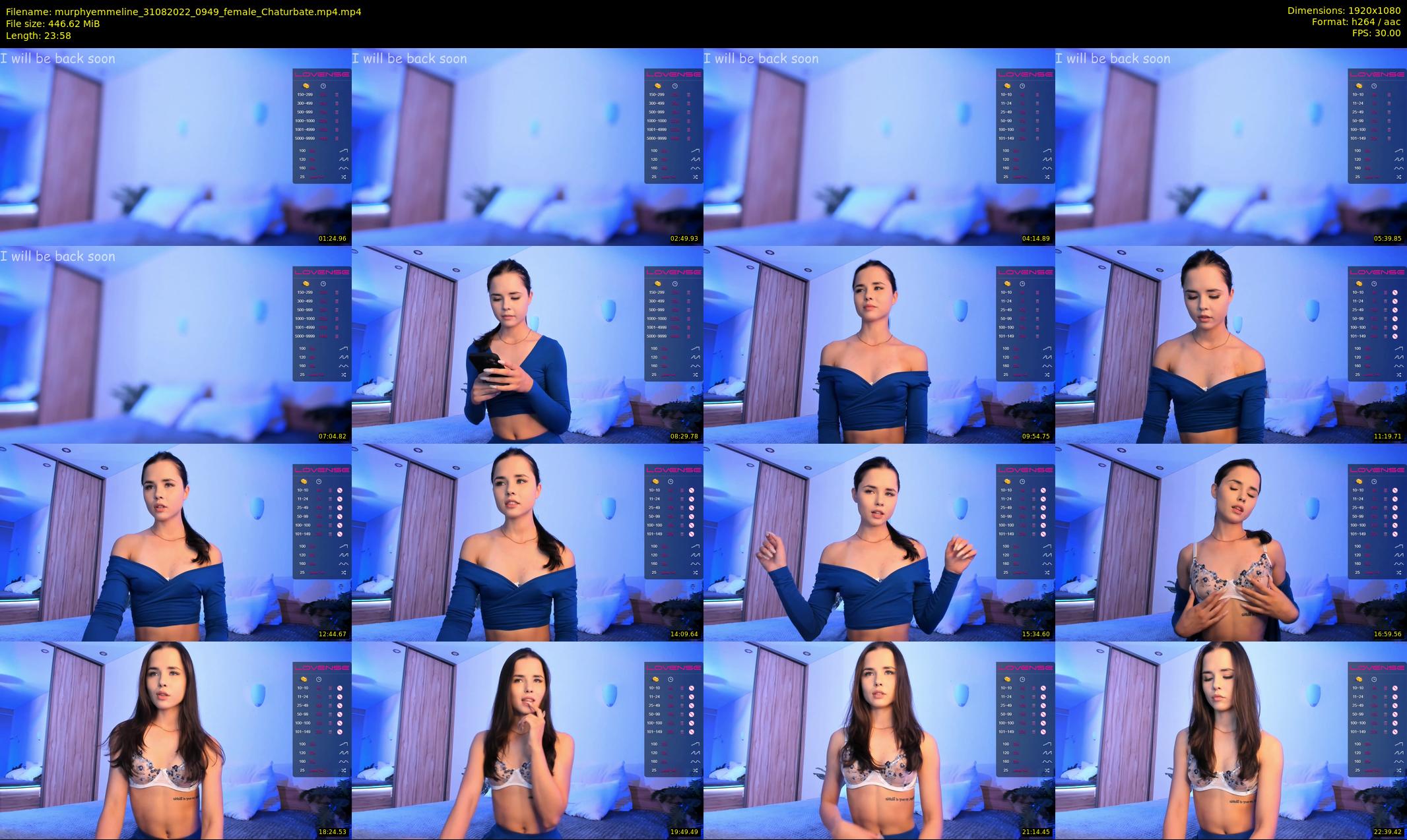 murphyemmeline — 24 minute Chaturbate female cam show recording, 1080p, Aug 31, 2022