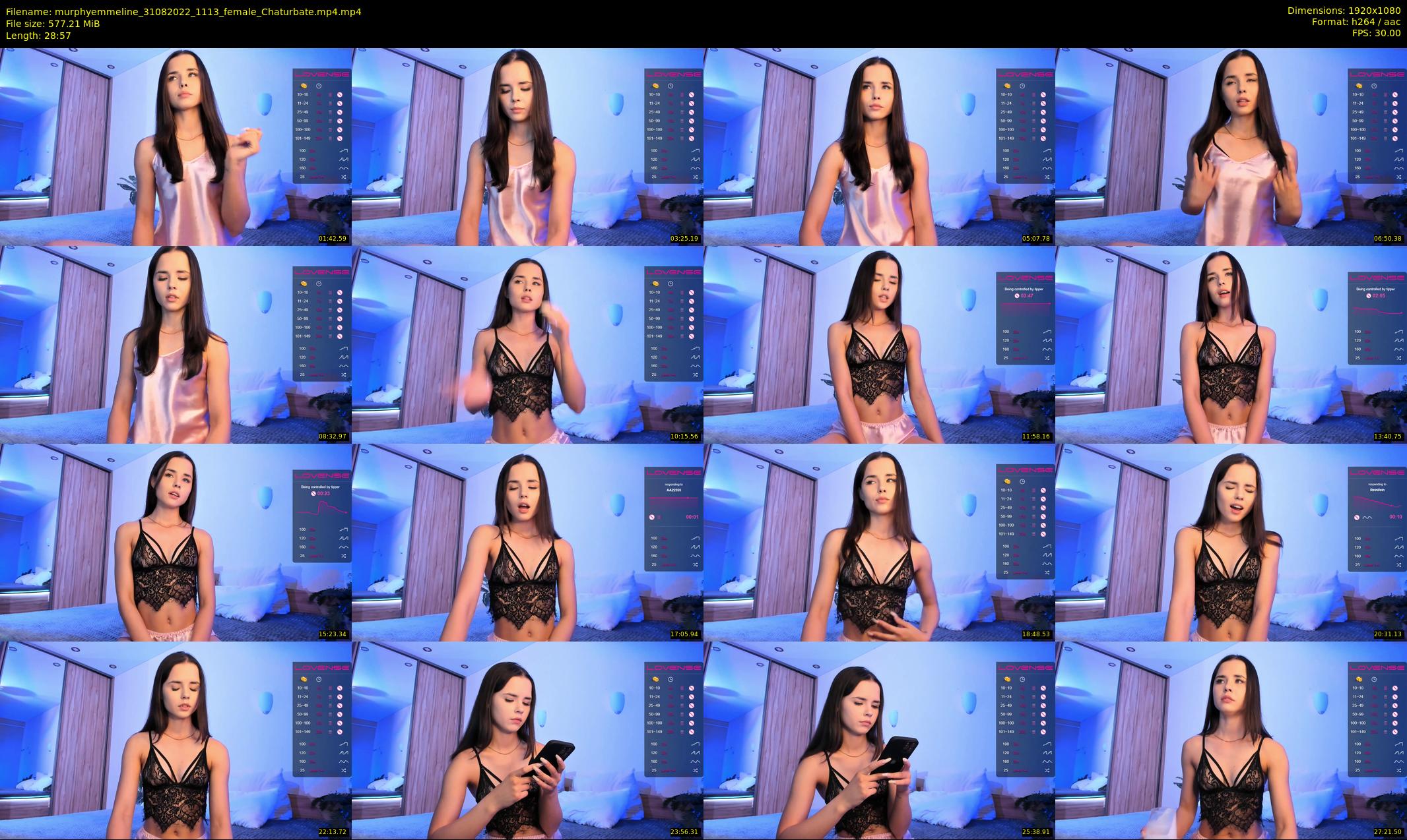 murphyemmeline — 29 minute Chaturbate female cam show recording, 1080p, Aug 31, 2022
