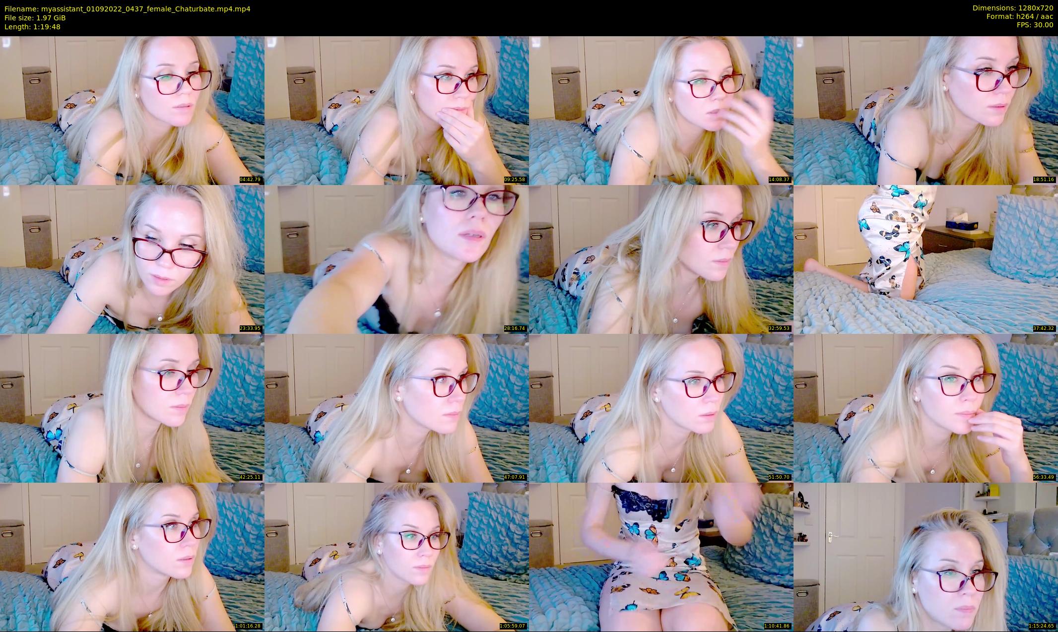 myassistant — 80 minute Chaturbate female cam show recording, 720p, Sep 1, 2022