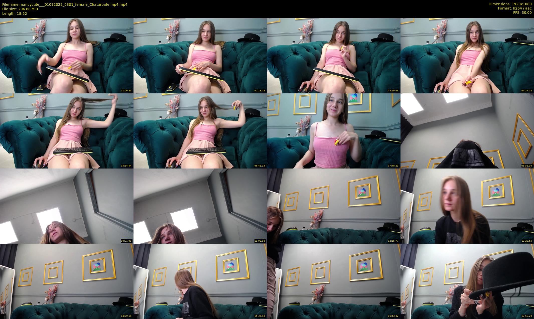 nancycute__ — 19 minute Chaturbate female cam show recording, 1080p, Sep 1, 2022