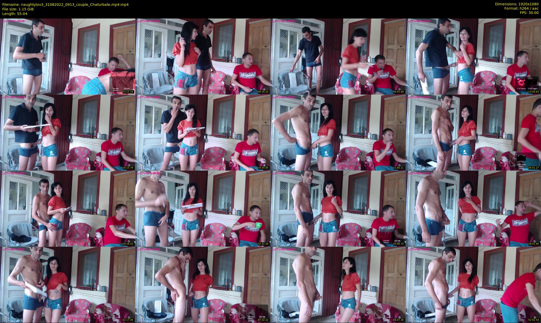 naughtylov3 — 56 minute Chaturbate couple cam show recording, 1080p, Aug 31, 2022
