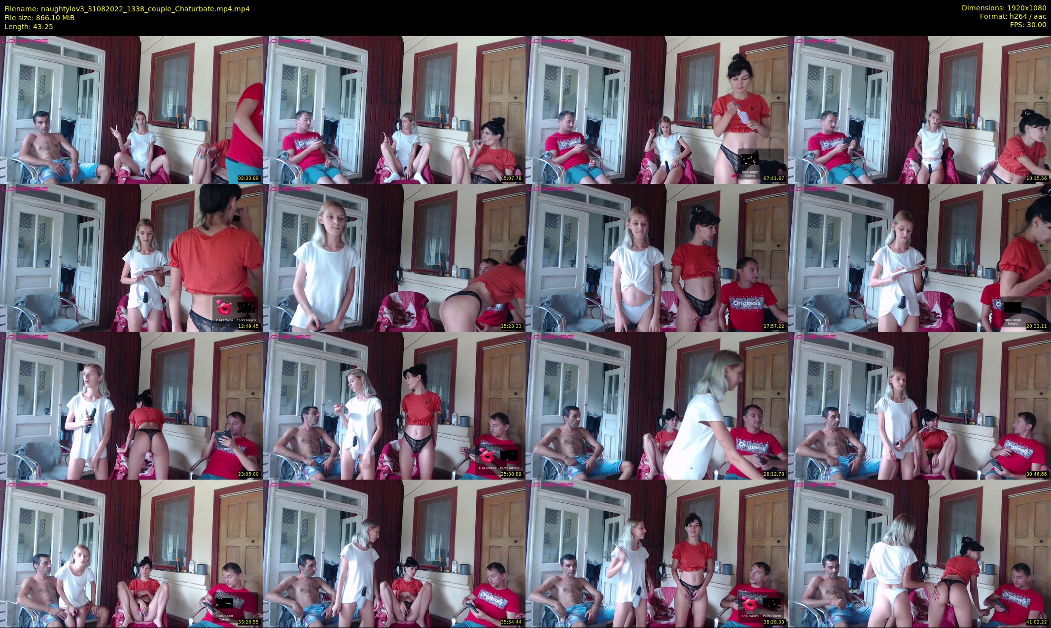naughtylov3 — 44 minute Chaturbate couple cam show recording, 1080p, Aug 31, 2022
