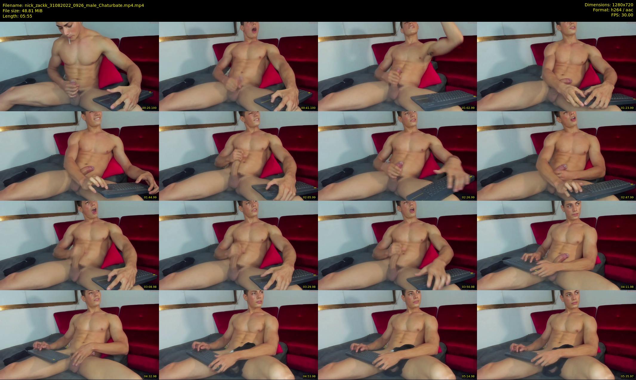 nick_zackk — 6 minute Chaturbate male cam show recording, 720p, Aug 31, 2022