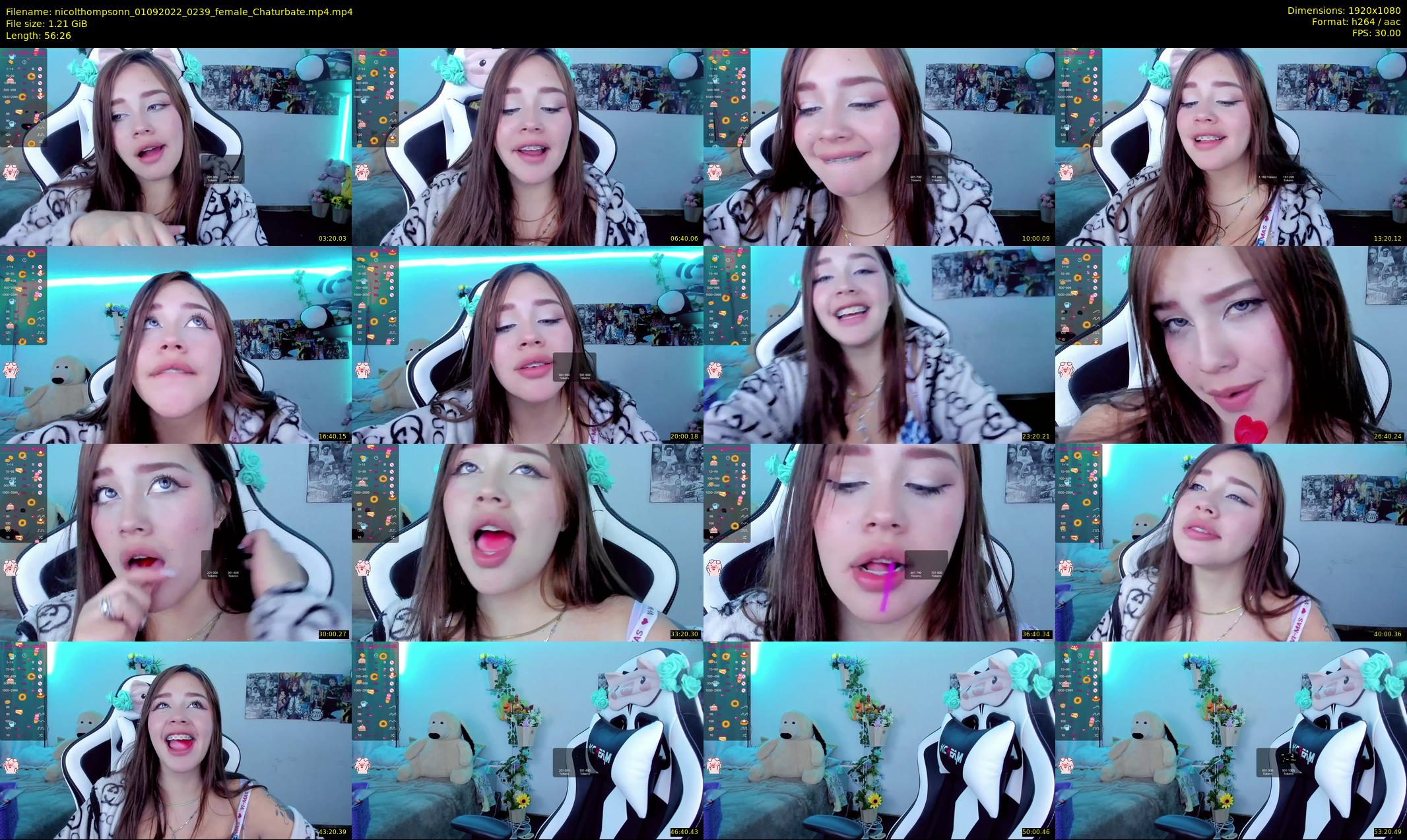 nicolthompsonn — 57 minute Chaturbate female cam show recording, 1080p, Sep 1, 2022