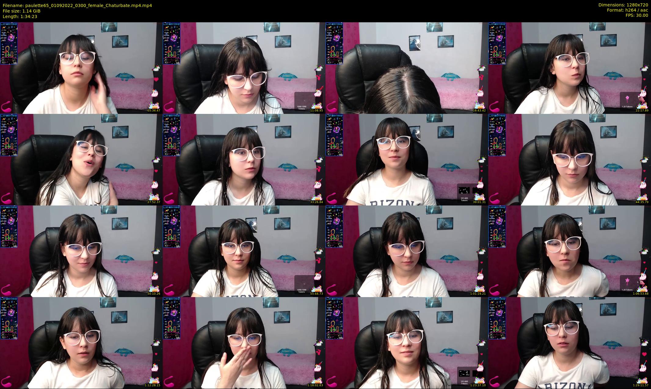 paulette65 — 95 minute Chaturbate female cam show recording, 720p, Sep 1, 2022