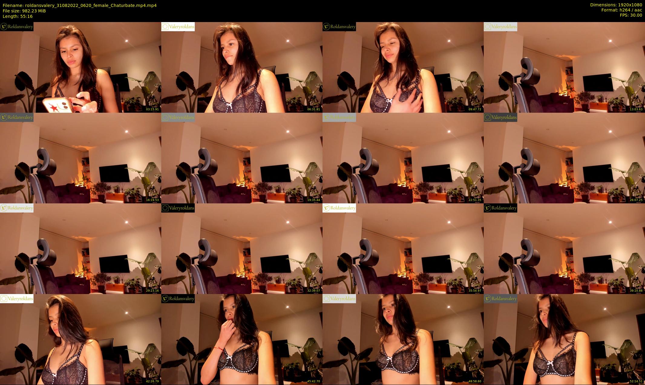 roldansvalery — 56 minute Chaturbate female cam show recording, 1080p, Aug 31, 2022