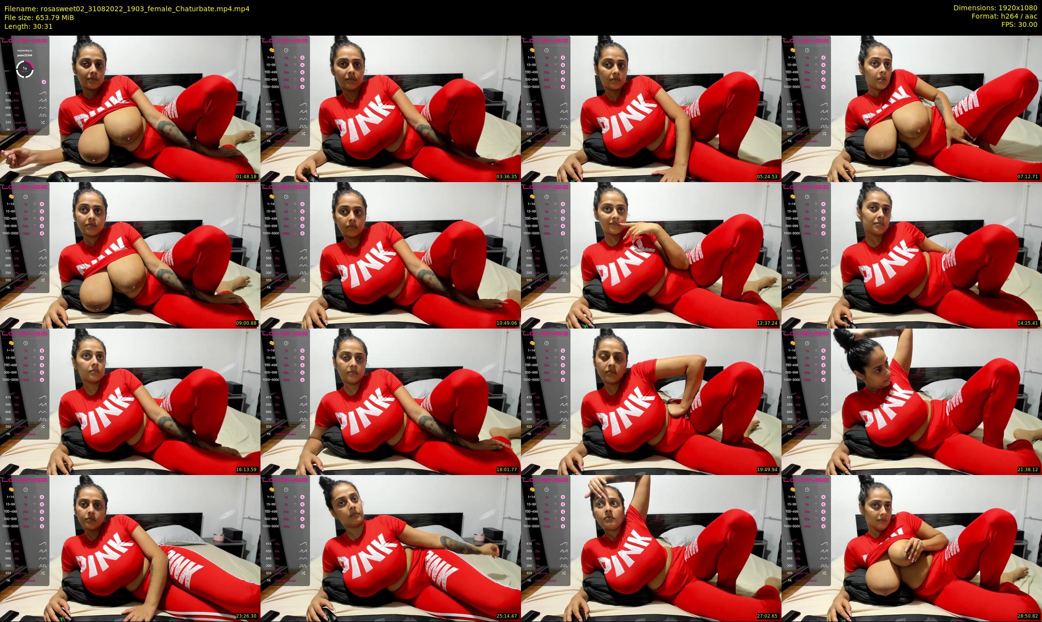 rosasweet02 — 31 minute Chaturbate female cam show recording, 1080p, Aug 31, 2022
