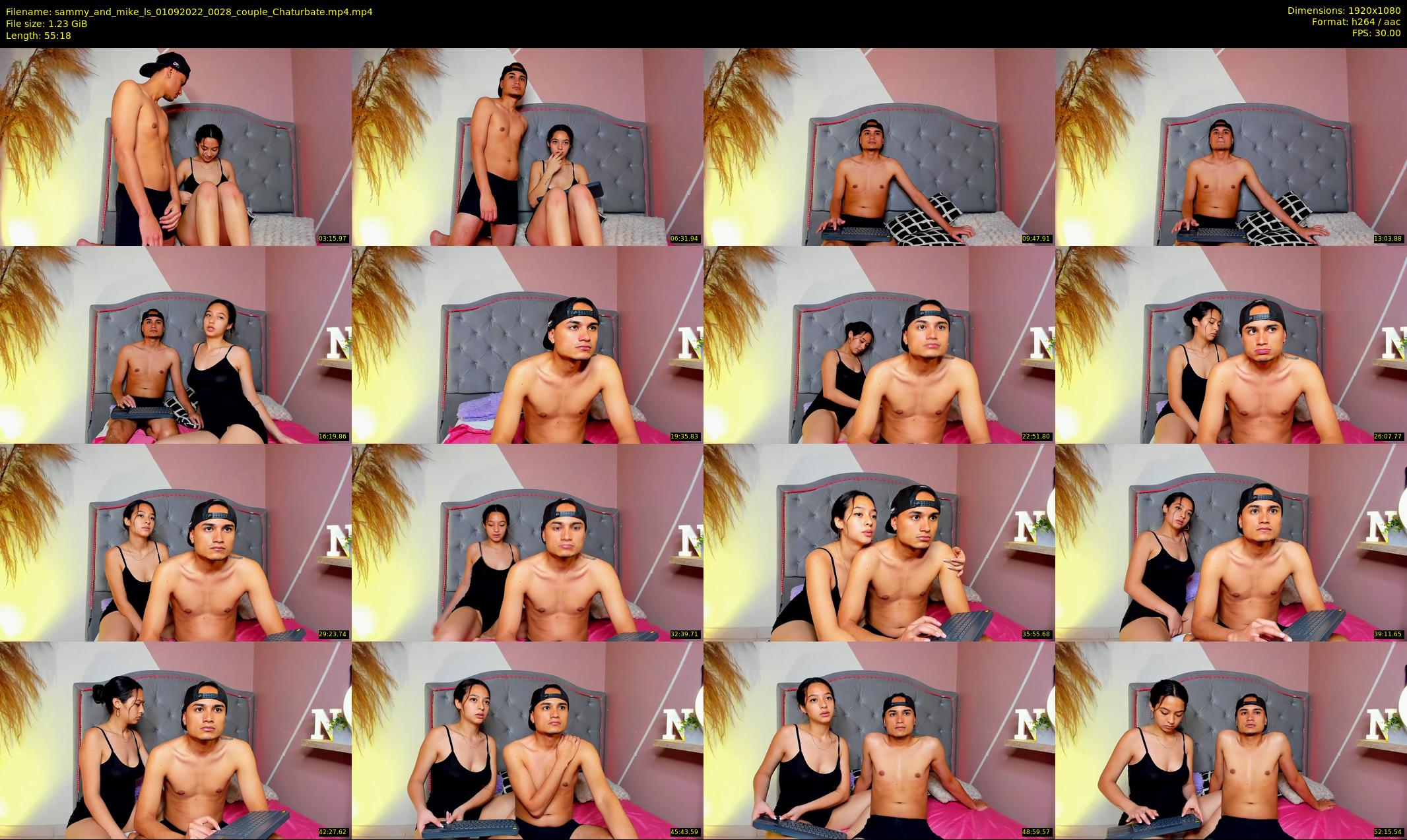 sammy_and_mike_ls — 56 minute Chaturbate couple cam show recording, 1080p, Sep 1, 2022