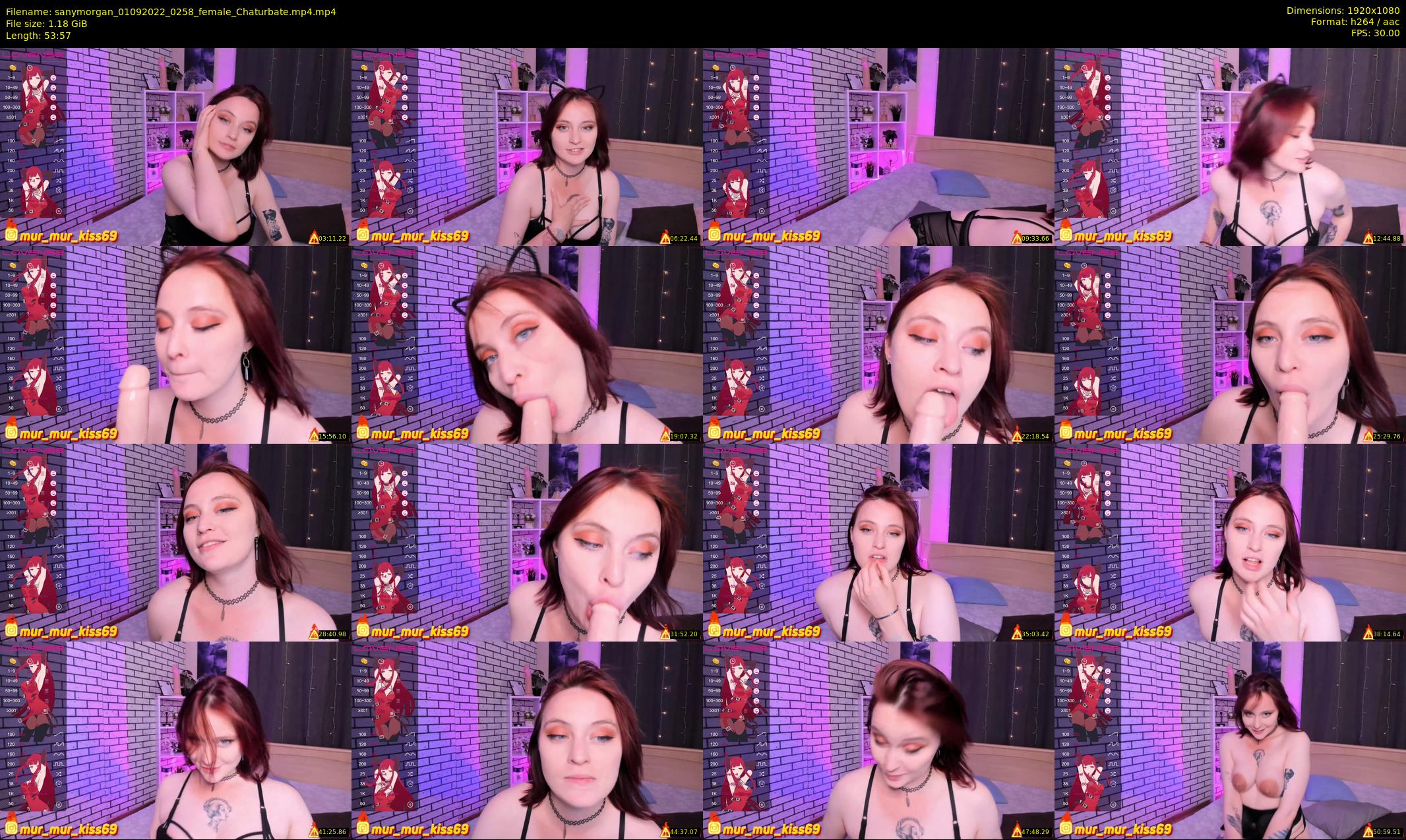 sanymorgan — 54 minute Chaturbate couple cam show recording, 1080p, Sep 1, 2022