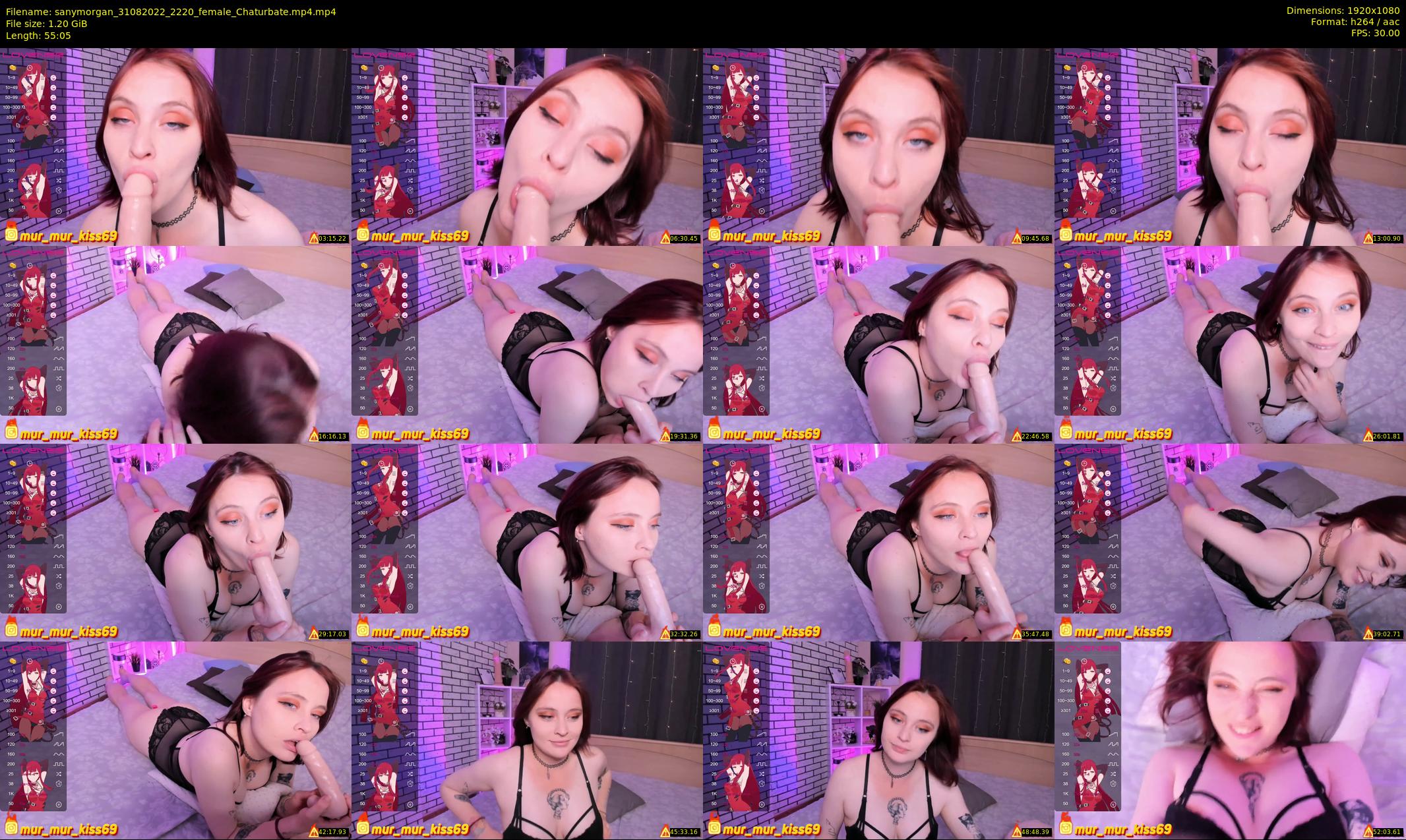 sanymorgan — 56 minute Chaturbate couple cam show recording, 1080p, Aug 31, 2022