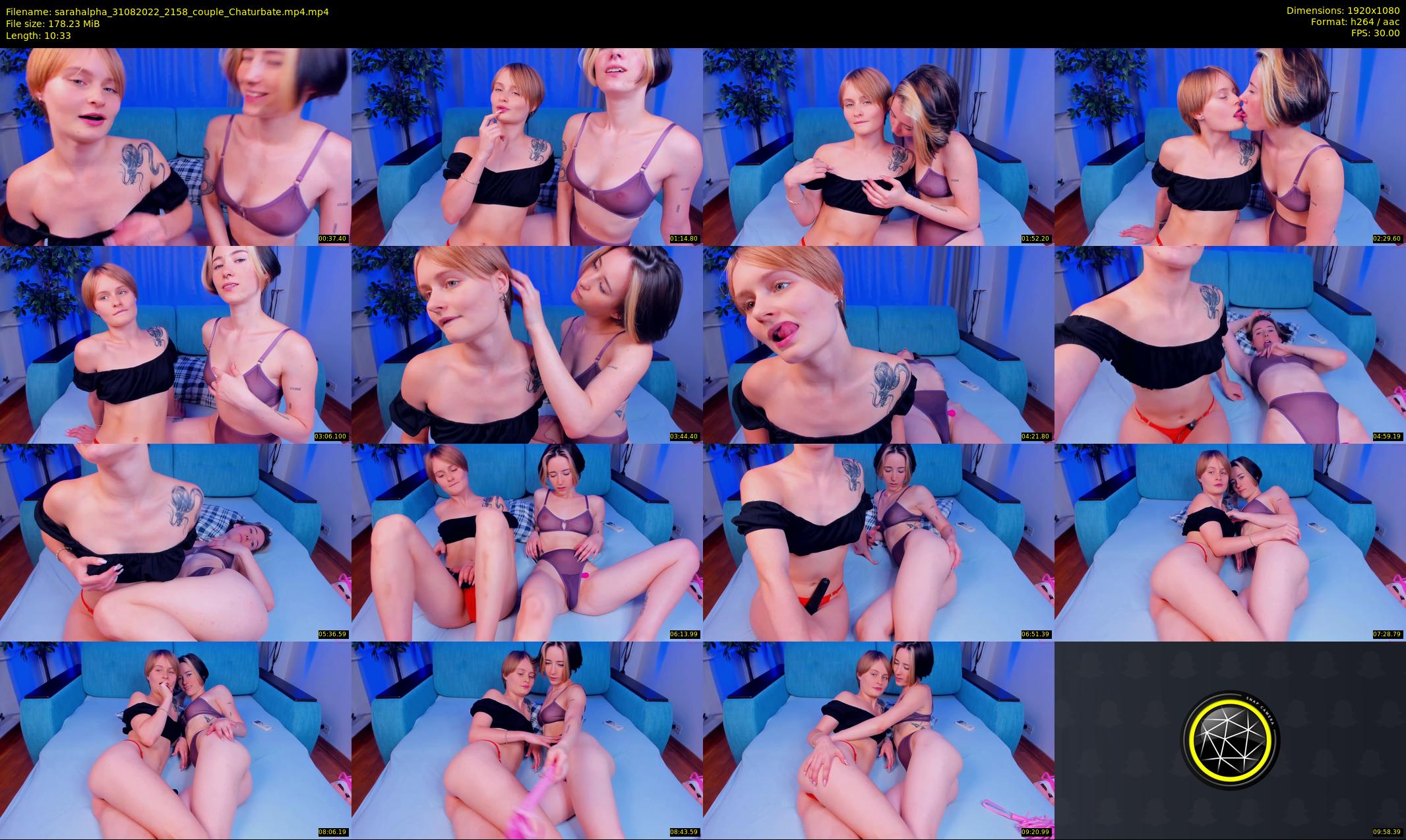 sarahalpha — 11 minute Chaturbate couple cam show recording, 1080p, Aug 31, 2022