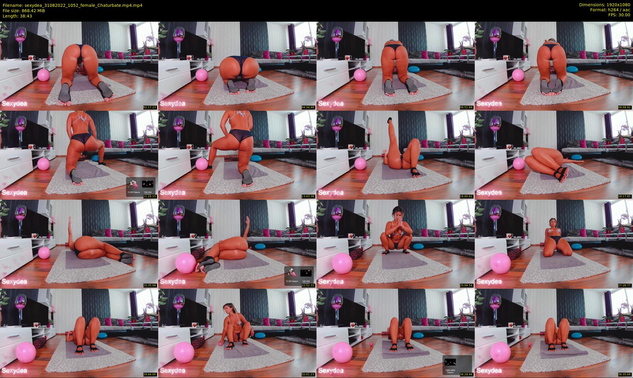 sexydea — 39 minute Chaturbate female cam show recording, 1080p, Aug 31, 2022