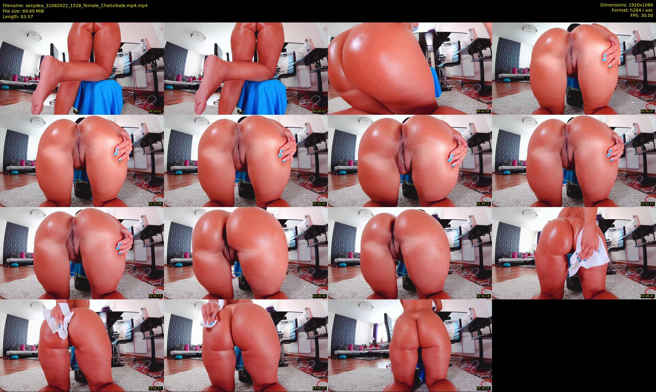 sexydea — 4 minute Chaturbate female cam show recording, 1080p, Aug 31, 2022