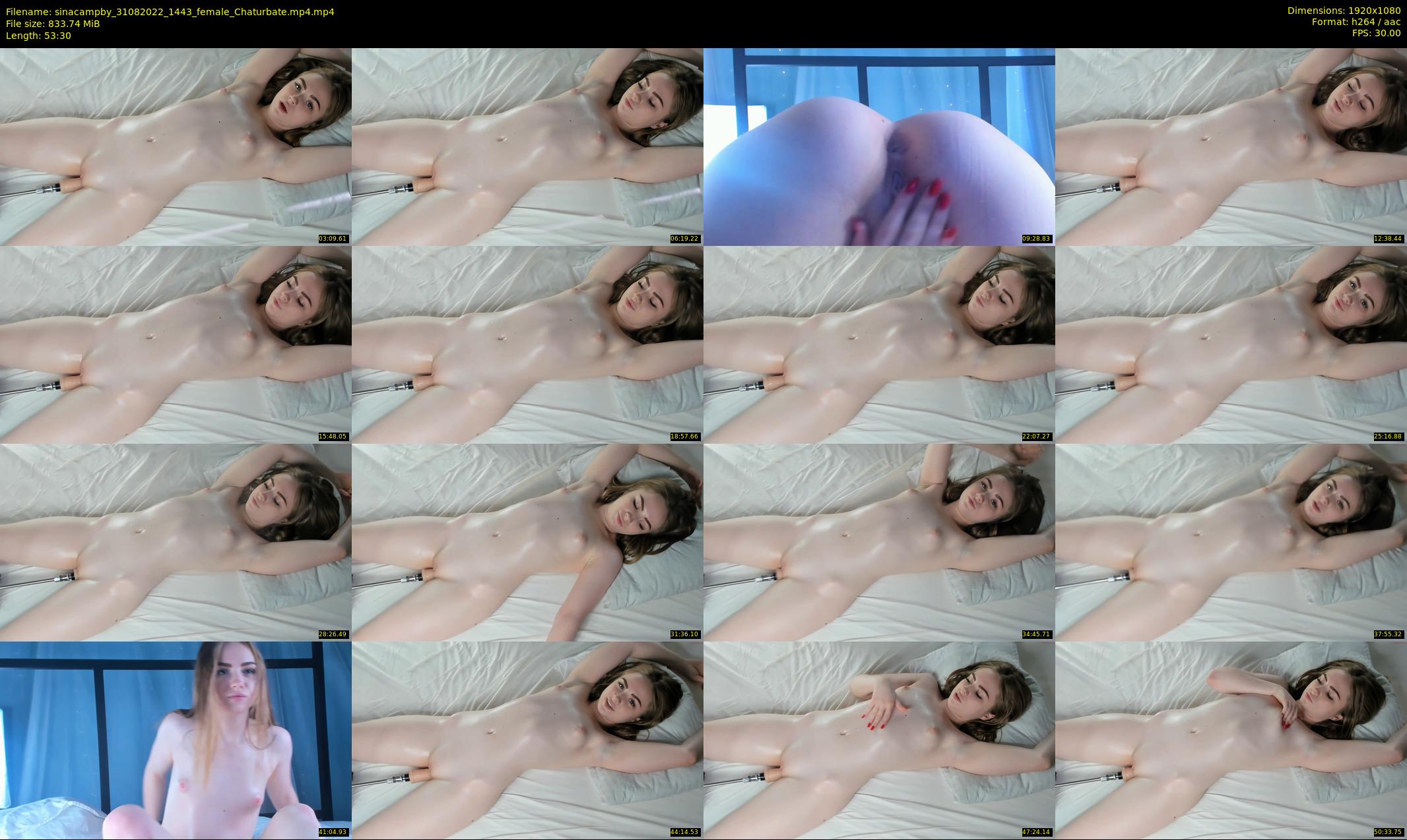 sinacampby — 54 minute Chaturbate couple cam show recording, 1080p, Aug 31, 2022