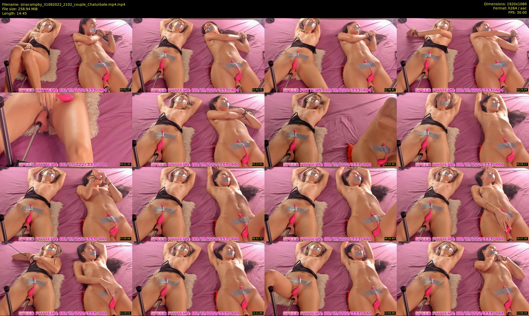 sinacampby — 15 minute Chaturbate couple cam show recording, 1080p, Aug 31, 2022