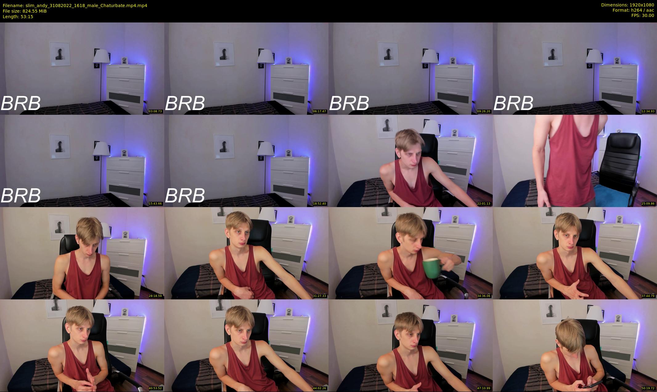 slim_andy — 54 minute Chaturbate male cam show recording, 1080p, Aug 31, 2022