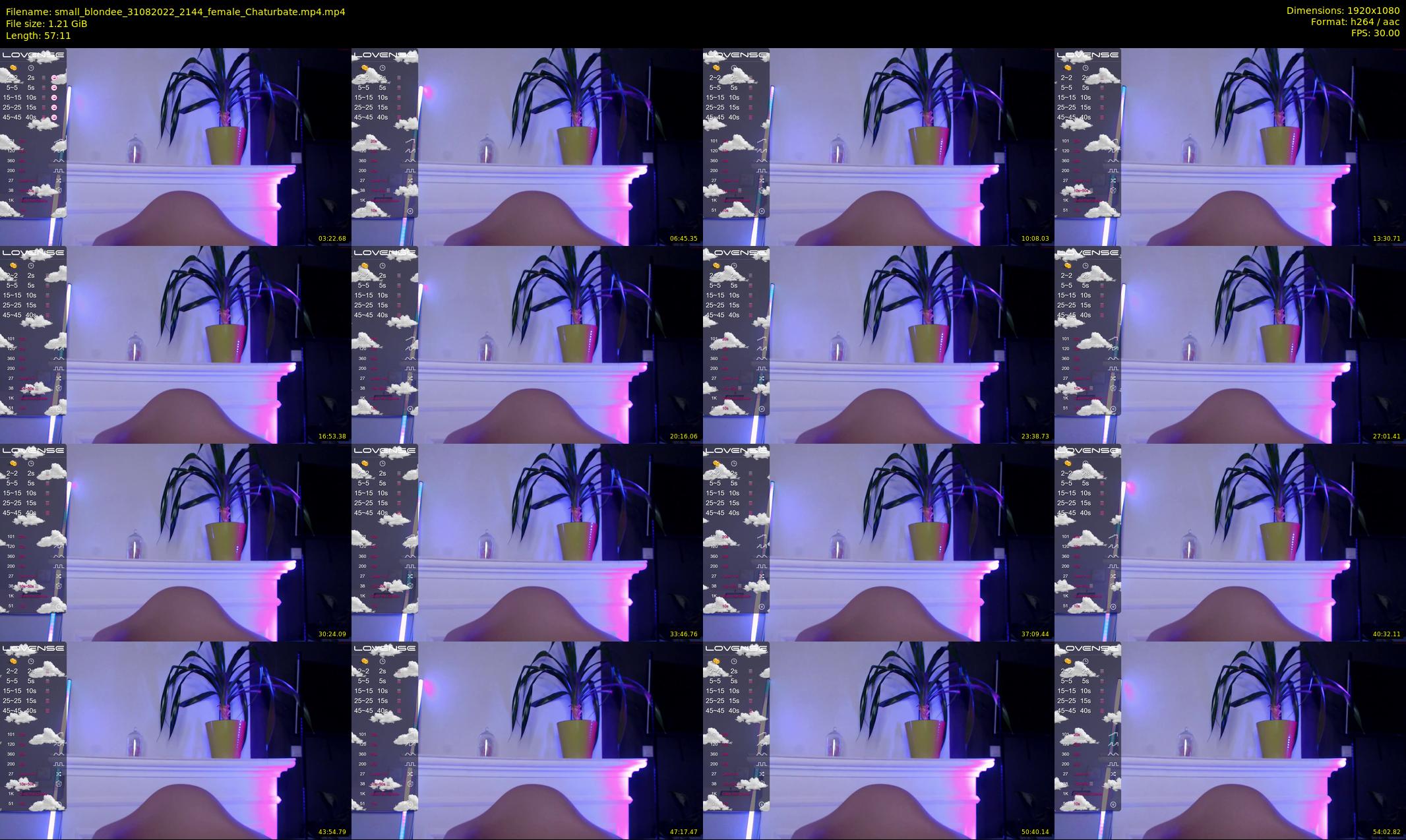 small_blondee — 58 minute Chaturbate female cam show recording, 1080p, Aug 31, 2022