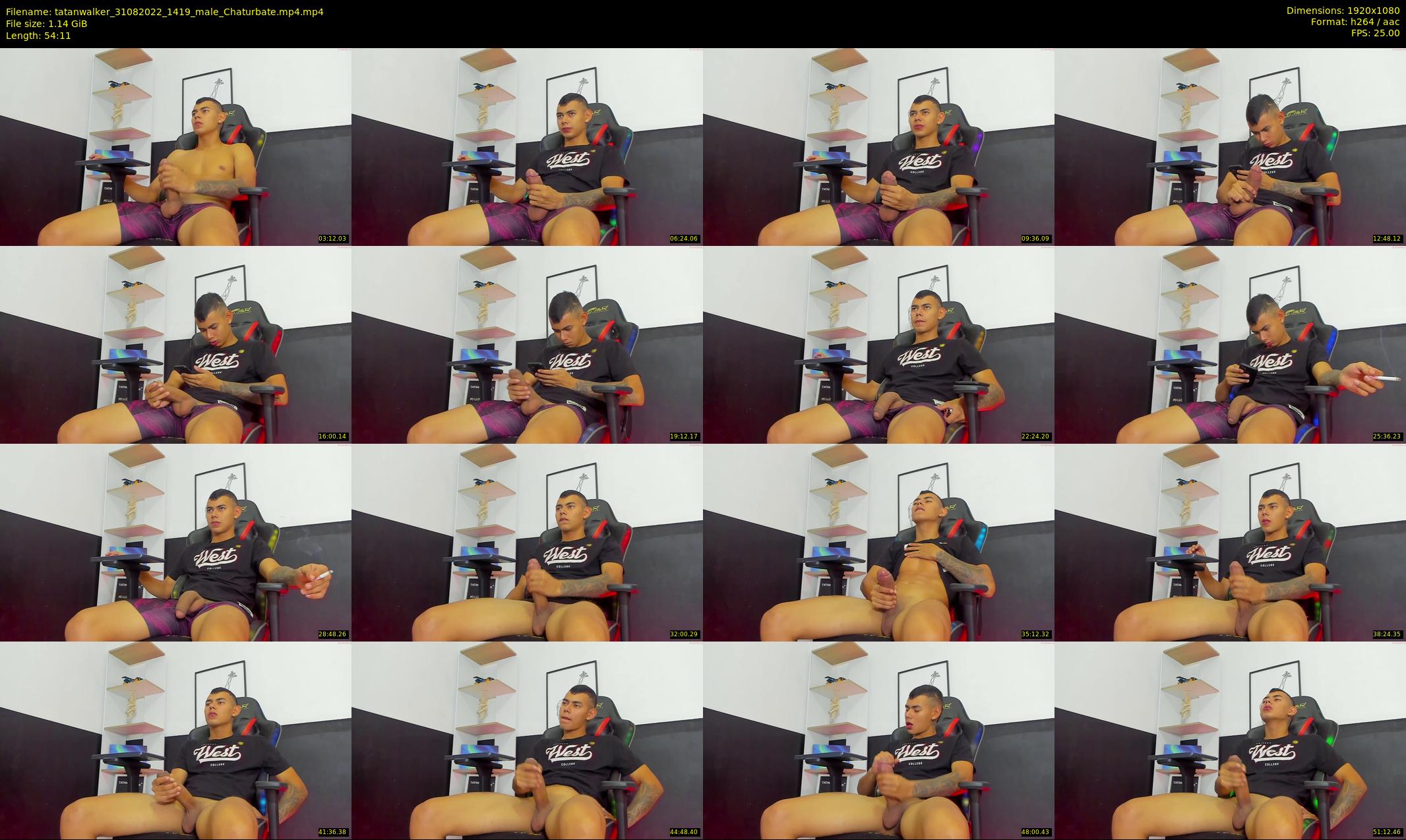 tatanwalker — 55 minute Chaturbate male cam show recording, 1080p, Aug 31, 2022