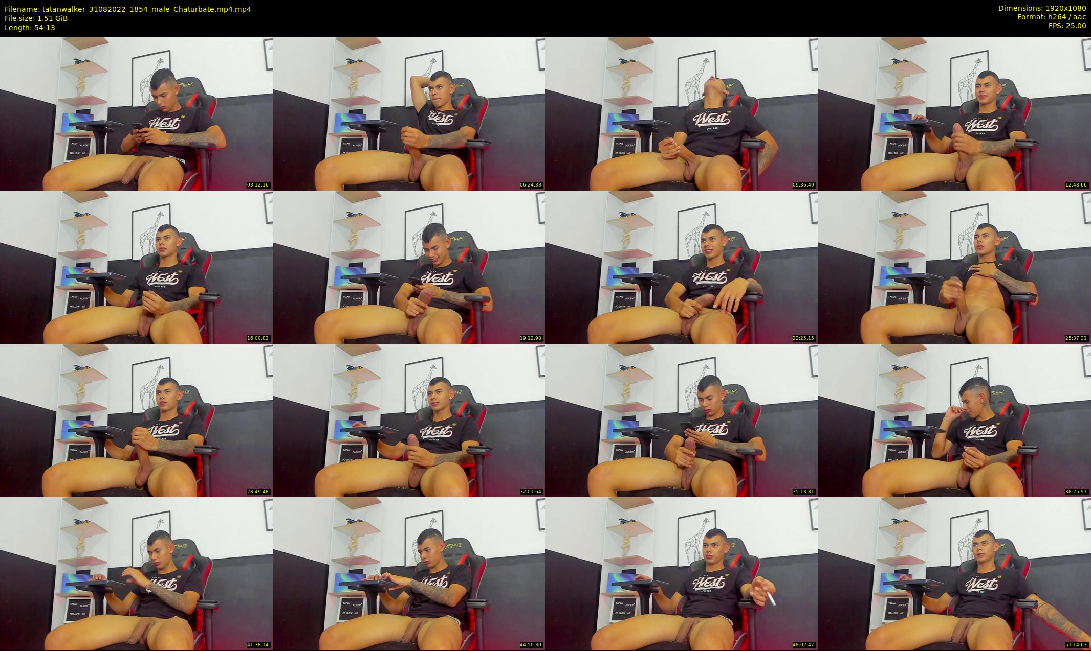tatanwalker — 55 minute Chaturbate male cam show recording, 1080p, Aug 31, 2022