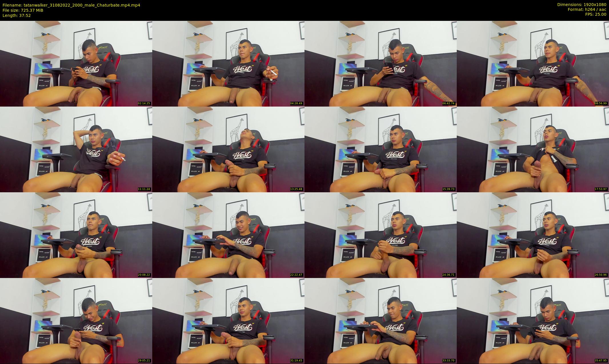 tatanwalker — 38 minute Chaturbate male cam show recording, 1080p, Aug 31, 2022