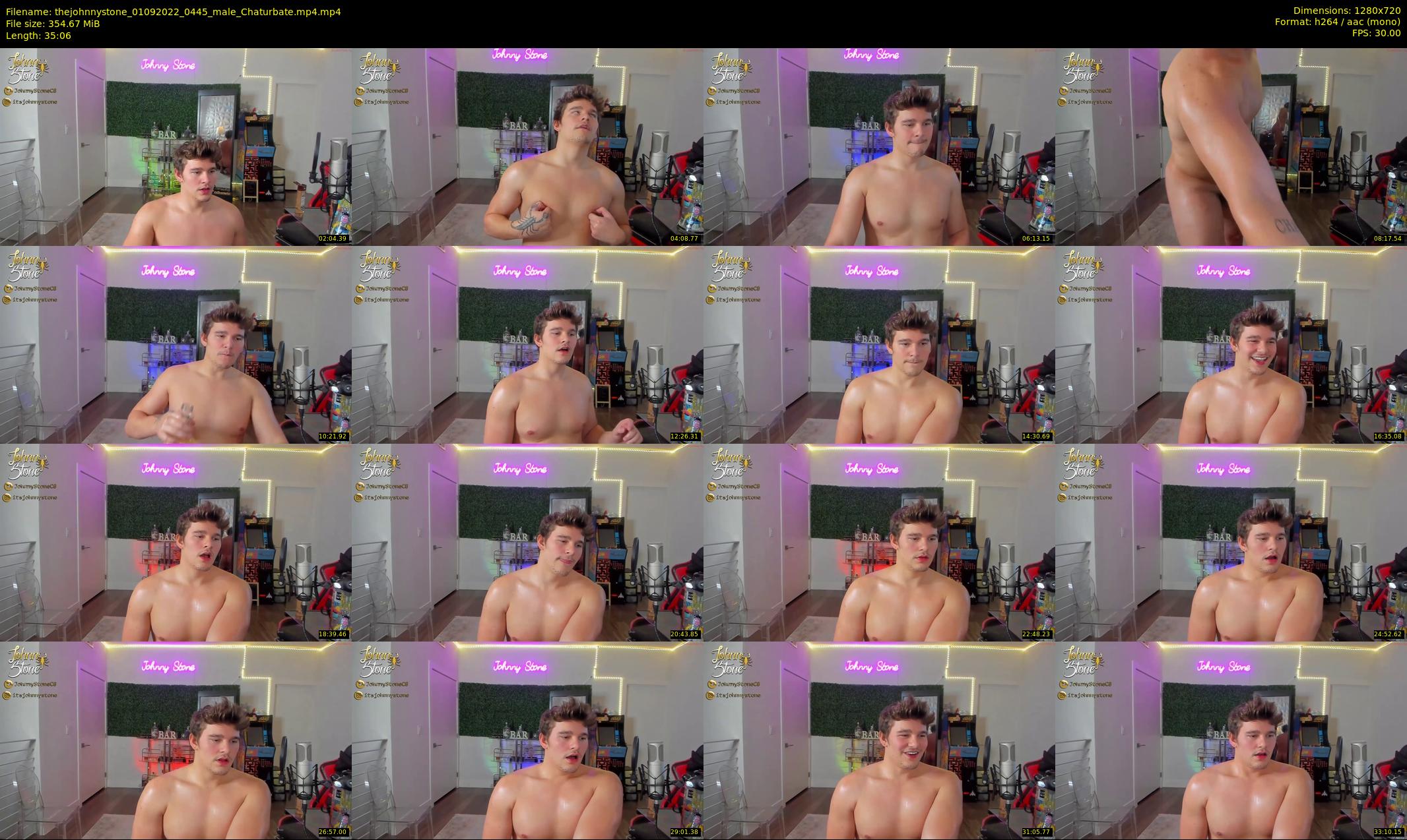 thejohnnystone — 36 minute Chaturbate male cam show recording, 720p, Sep 1, 2022