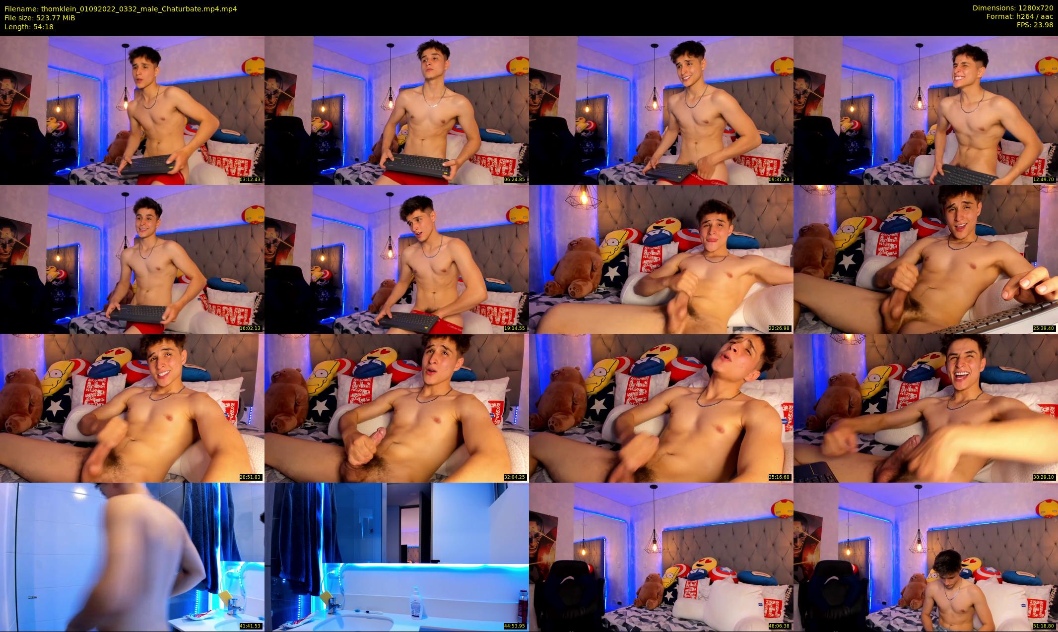 thomklein — 55 minute Chaturbate male cam show recording, 720p, Sep 1, 2022