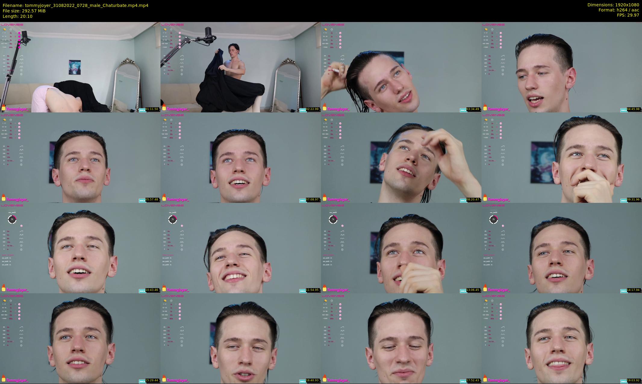 tommyjoyer — 21 minute Chaturbate male cam show recording, 1080p, Aug 31, 2022