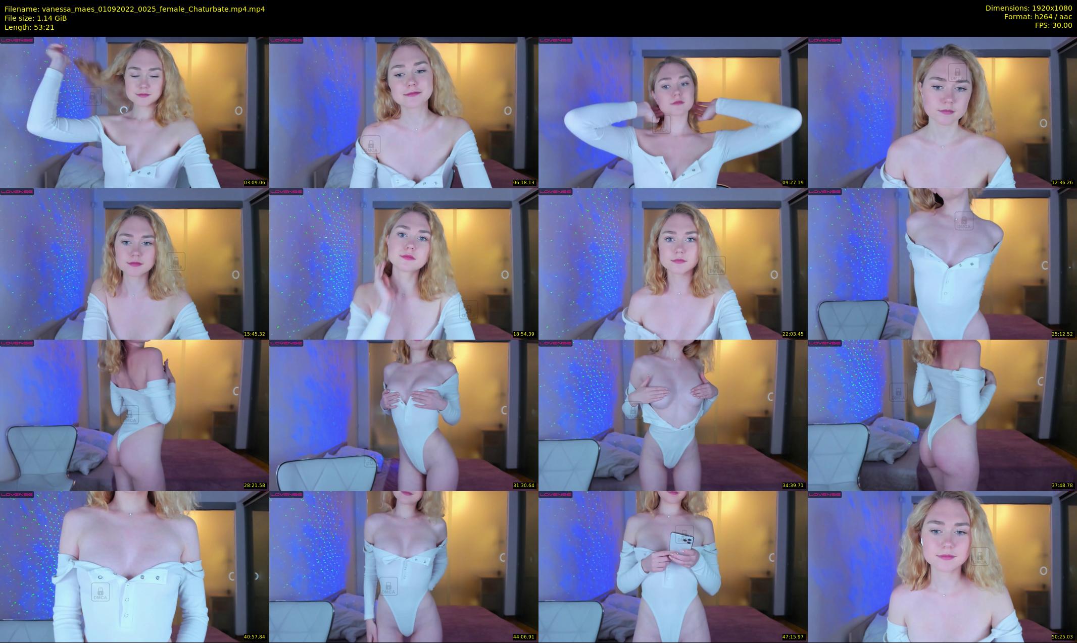 vanessa_maes — 54 minute Chaturbate female cam show recording, 1080p, Sep 1, 2022