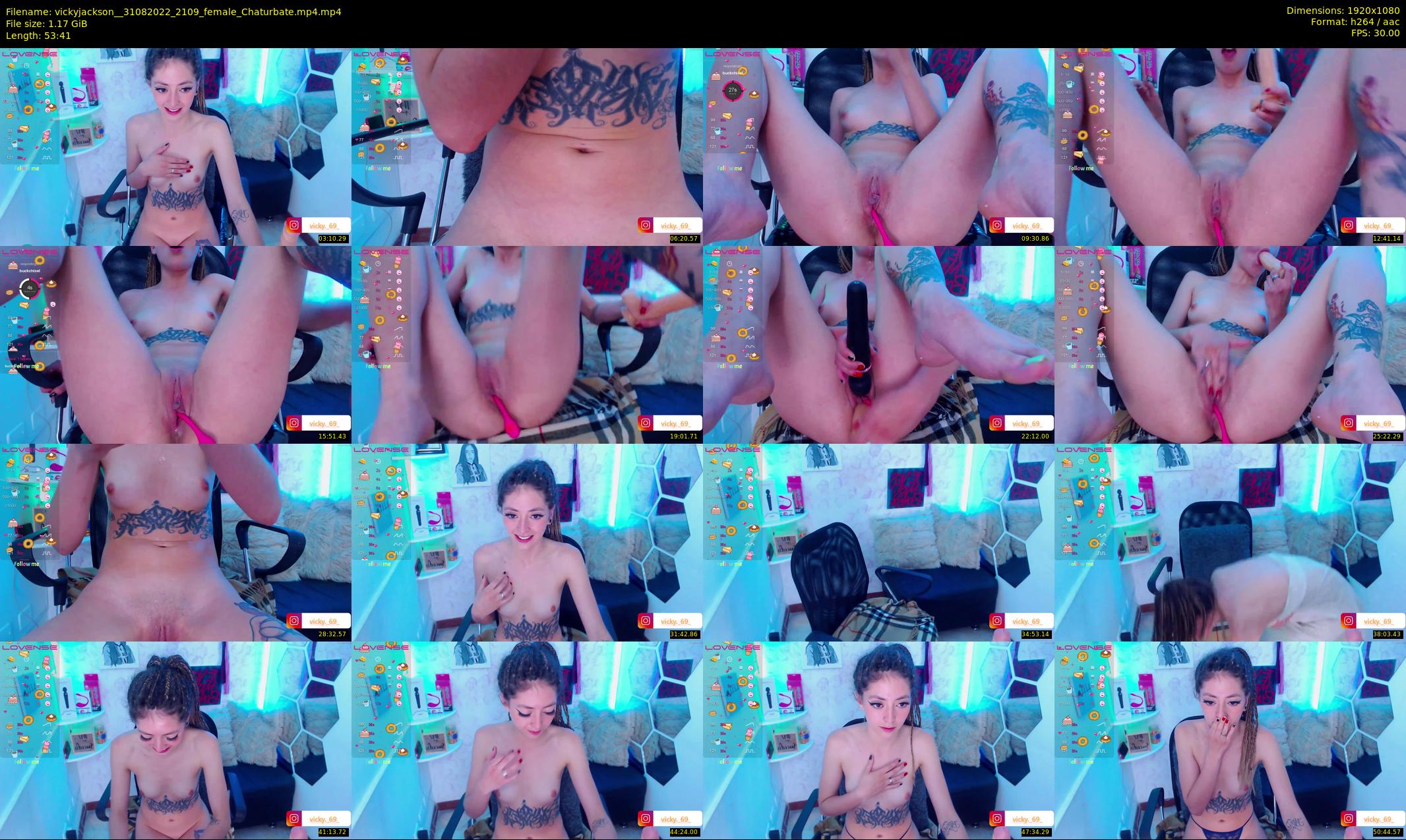 vickyjackson_ — 54 minute Chaturbate female cam show recording, 1080p, Aug 31, 2022