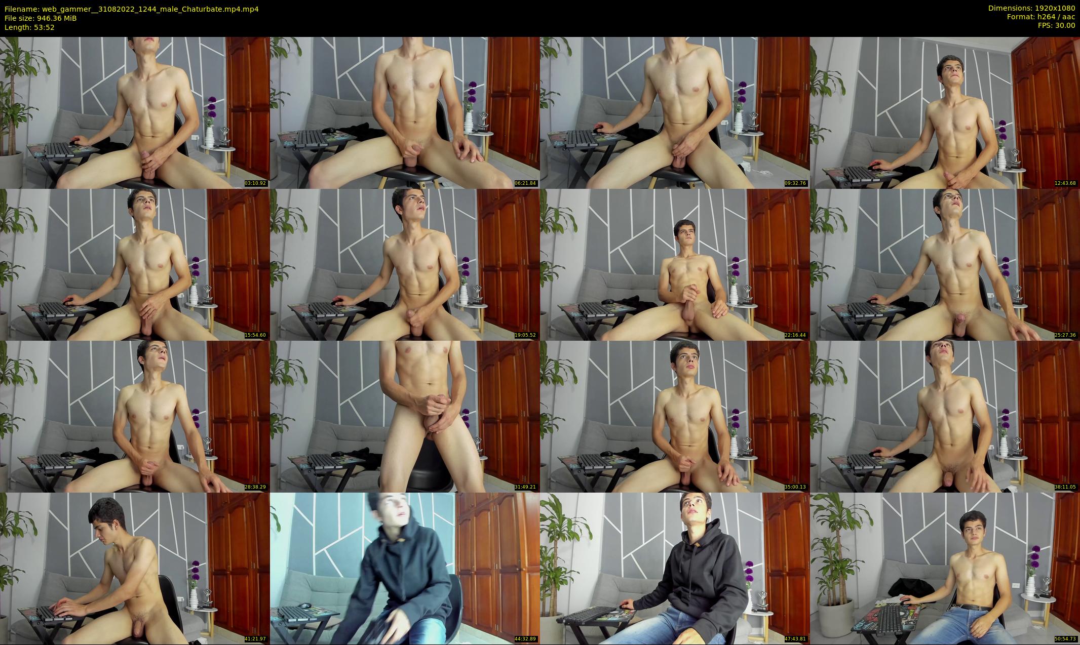 web_gammer_ — 54 minute Chaturbate male cam show recording, 1080p, Aug 31, 2022