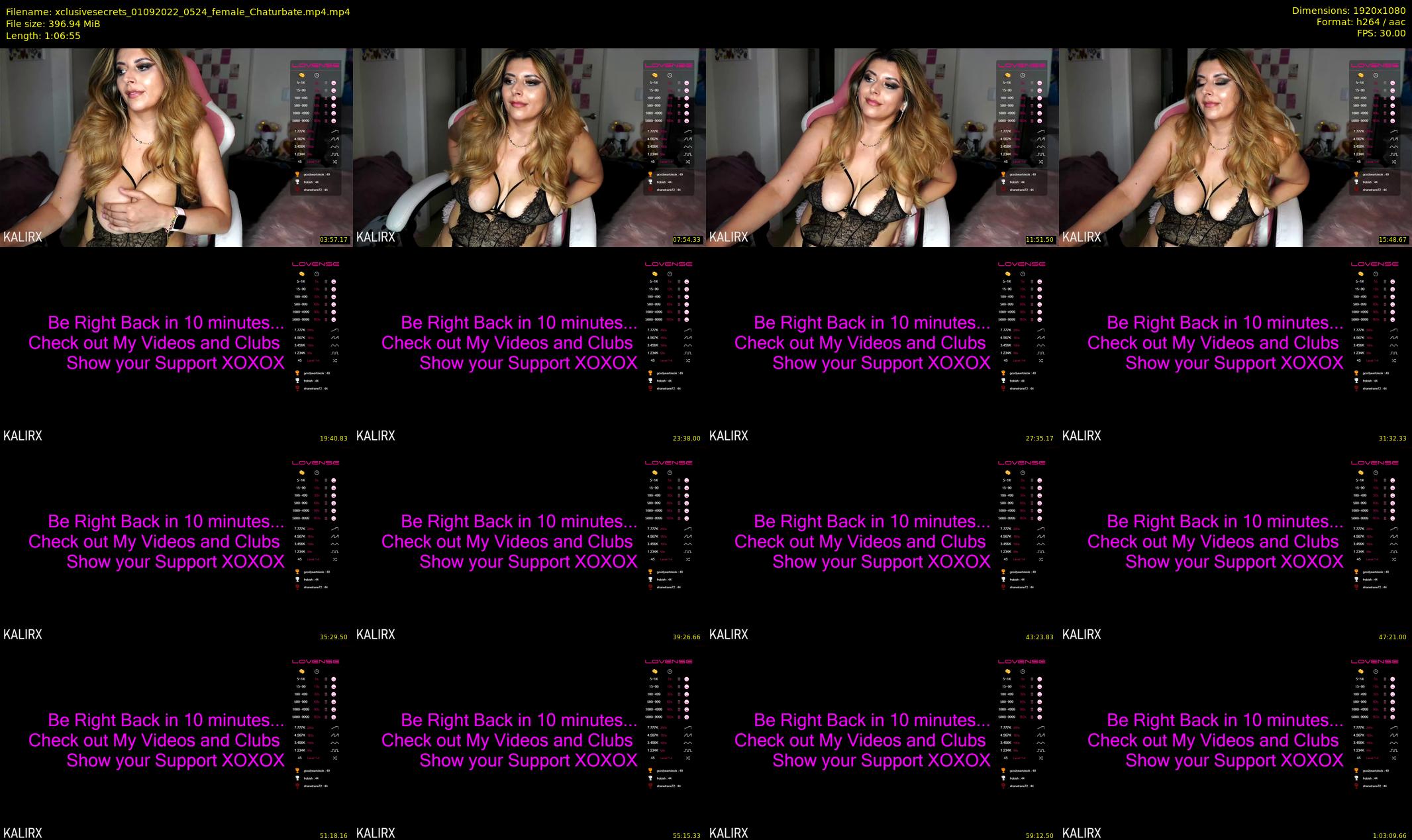 xclusivesecrets — 67 minute Chaturbate female cam show recording, 1080p, Sep 1, 2022