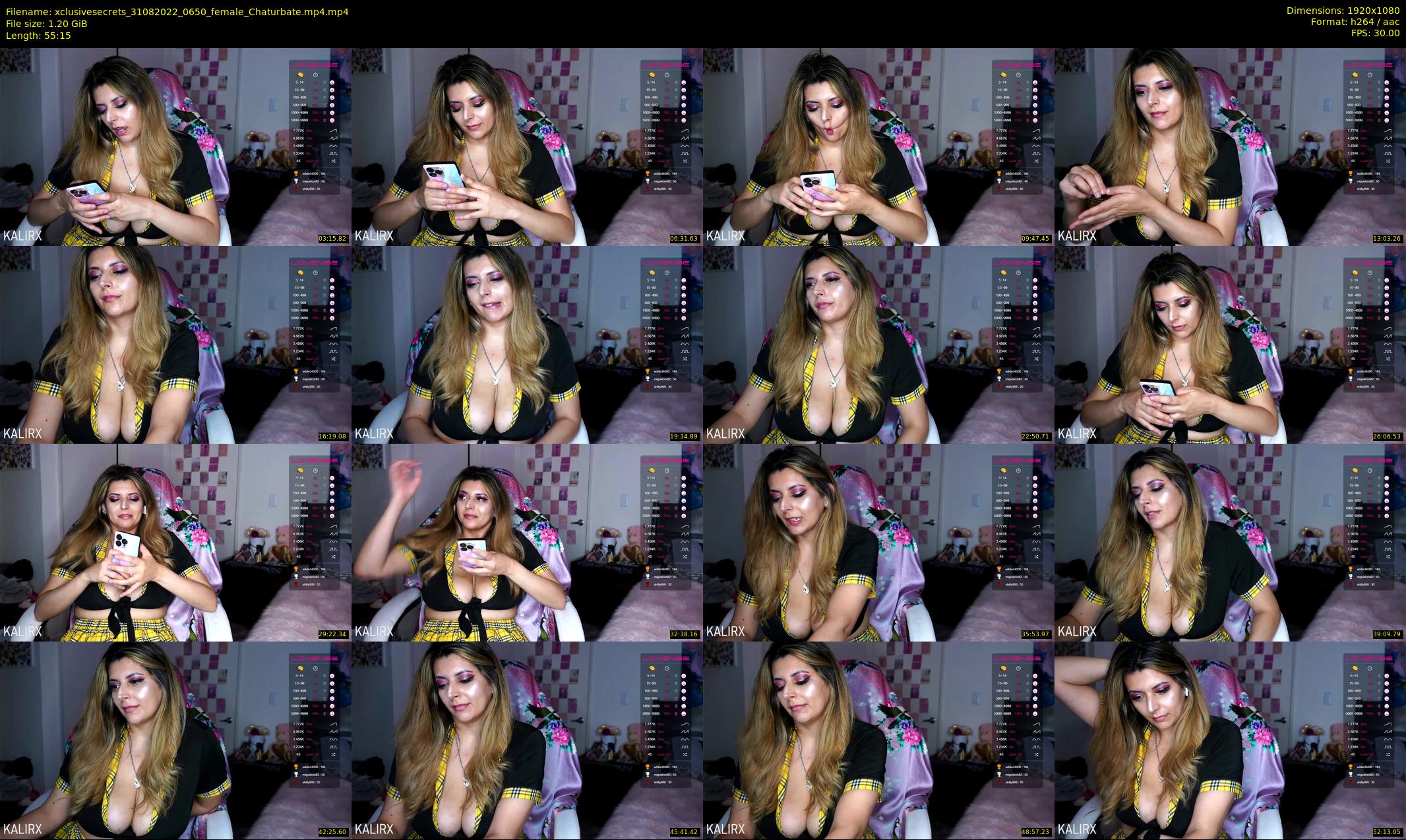 xclusivesecrets — 56 minute Chaturbate female cam show recording, 1080p, Aug 31, 2022