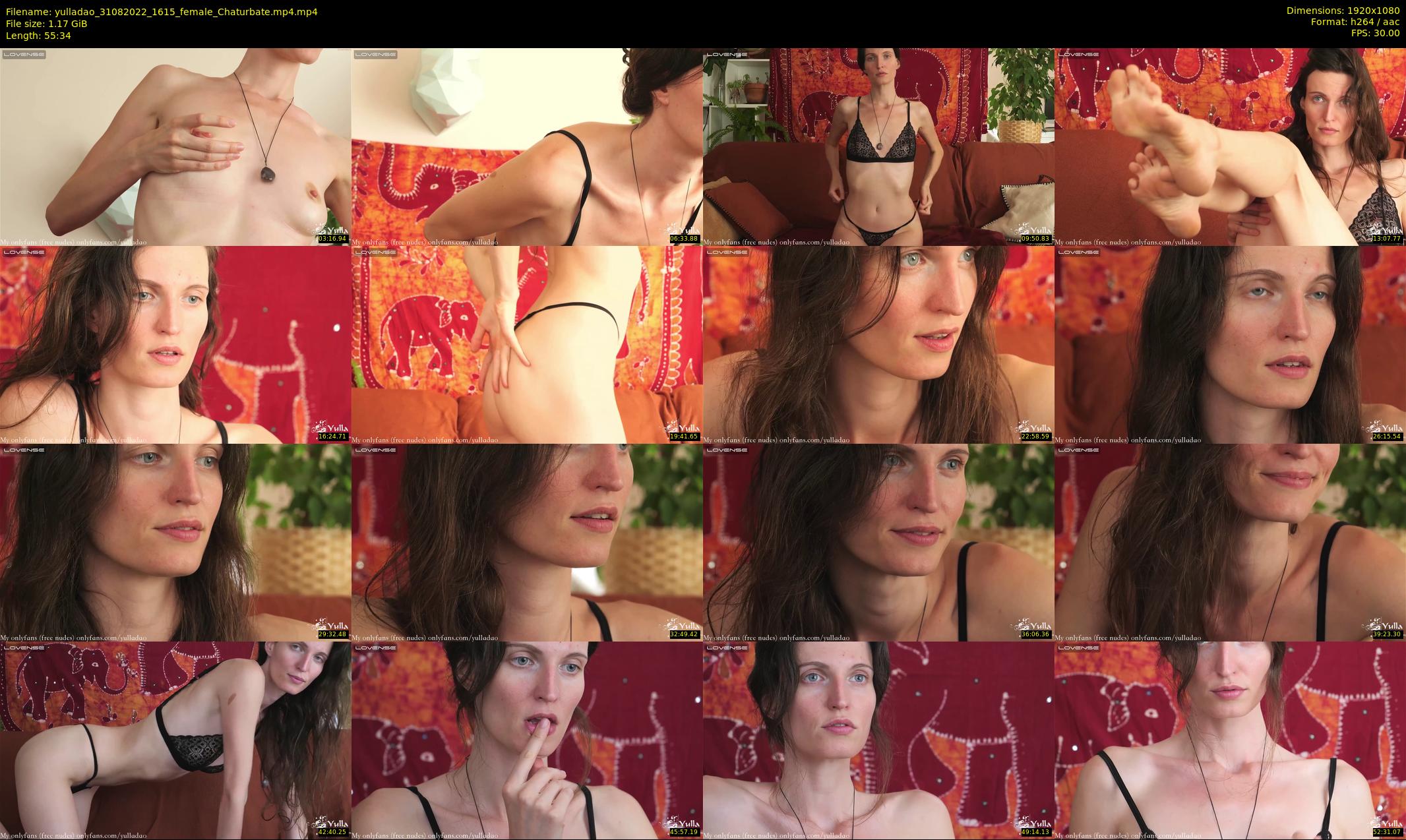 yulladao — 56 minute Chaturbate female cam show recording, 1080p, Aug 31, 2022