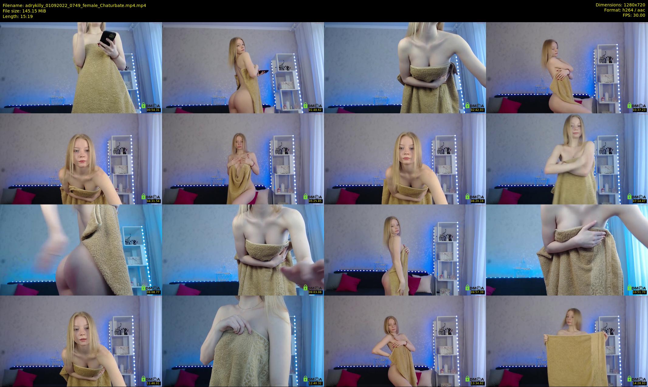 adrykilly — 16 minute Chaturbate female cam show recording, 720p, Sep 1, 2022