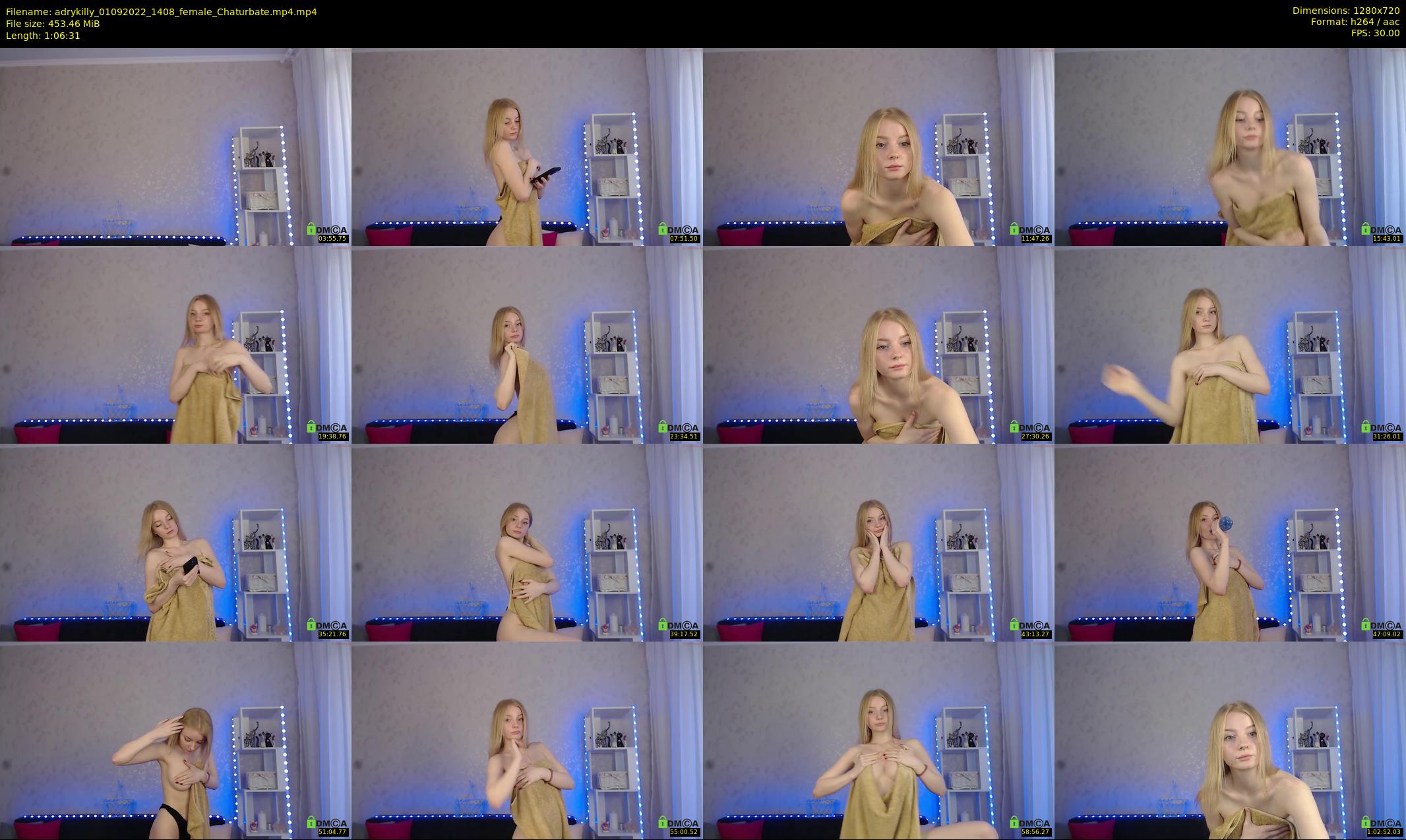 adrykilly — 67 minute Chaturbate female cam show recording, 720p, Sep 1, 2022