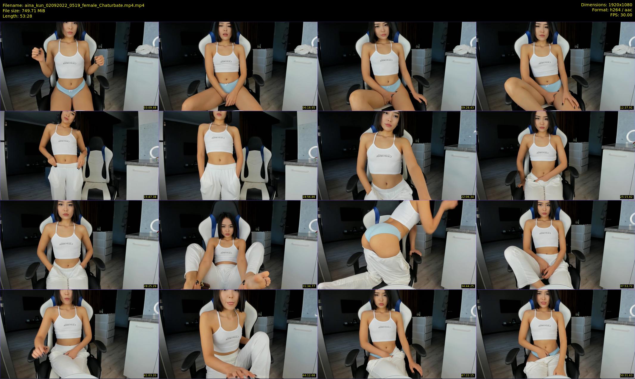 aina_kun — 54 minute Chaturbate female cam show recording, 1080p, Sep 2, 2022