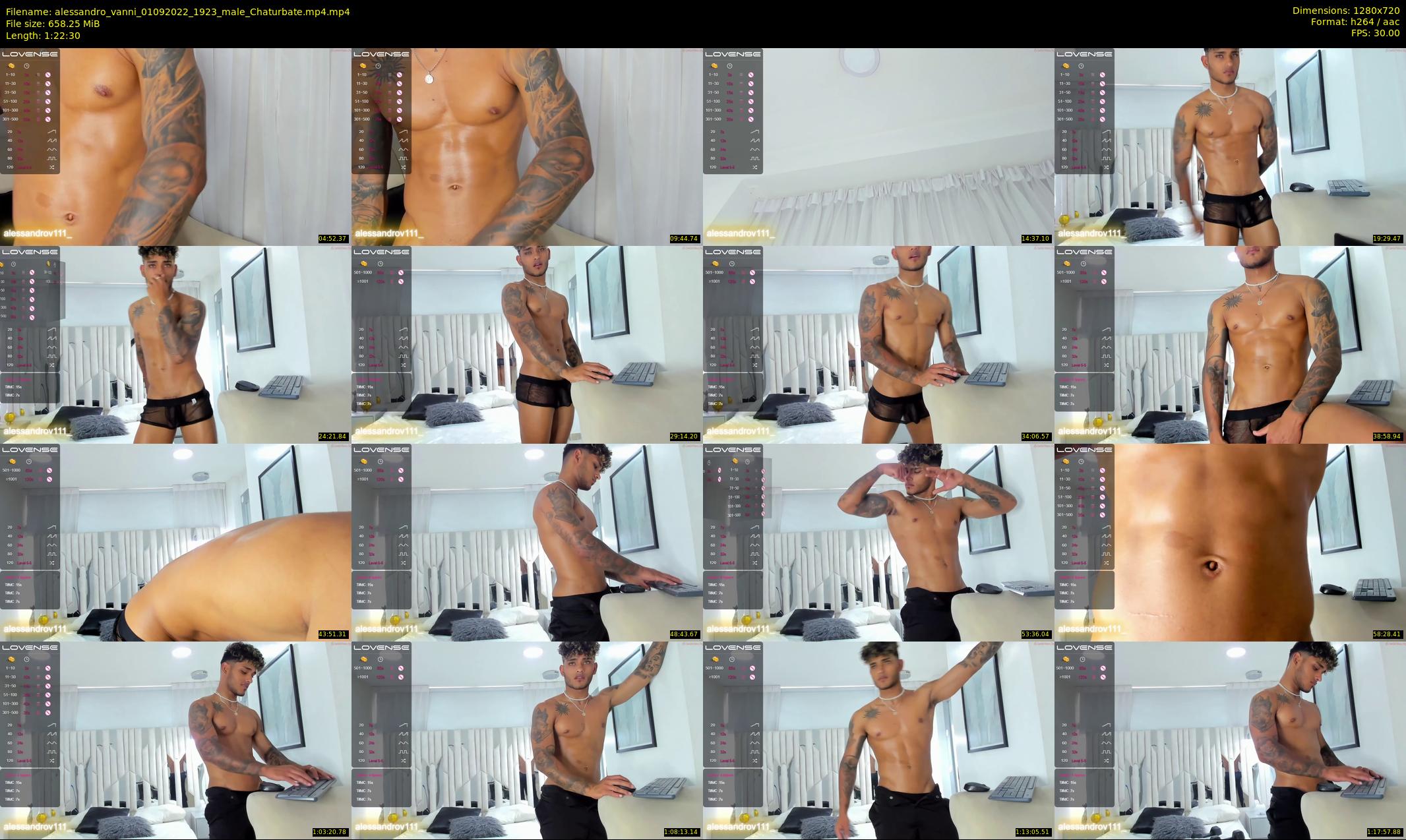 alessandro_vanni — 83 minute Chaturbate male cam show recording, 720p, Sep 1, 2022