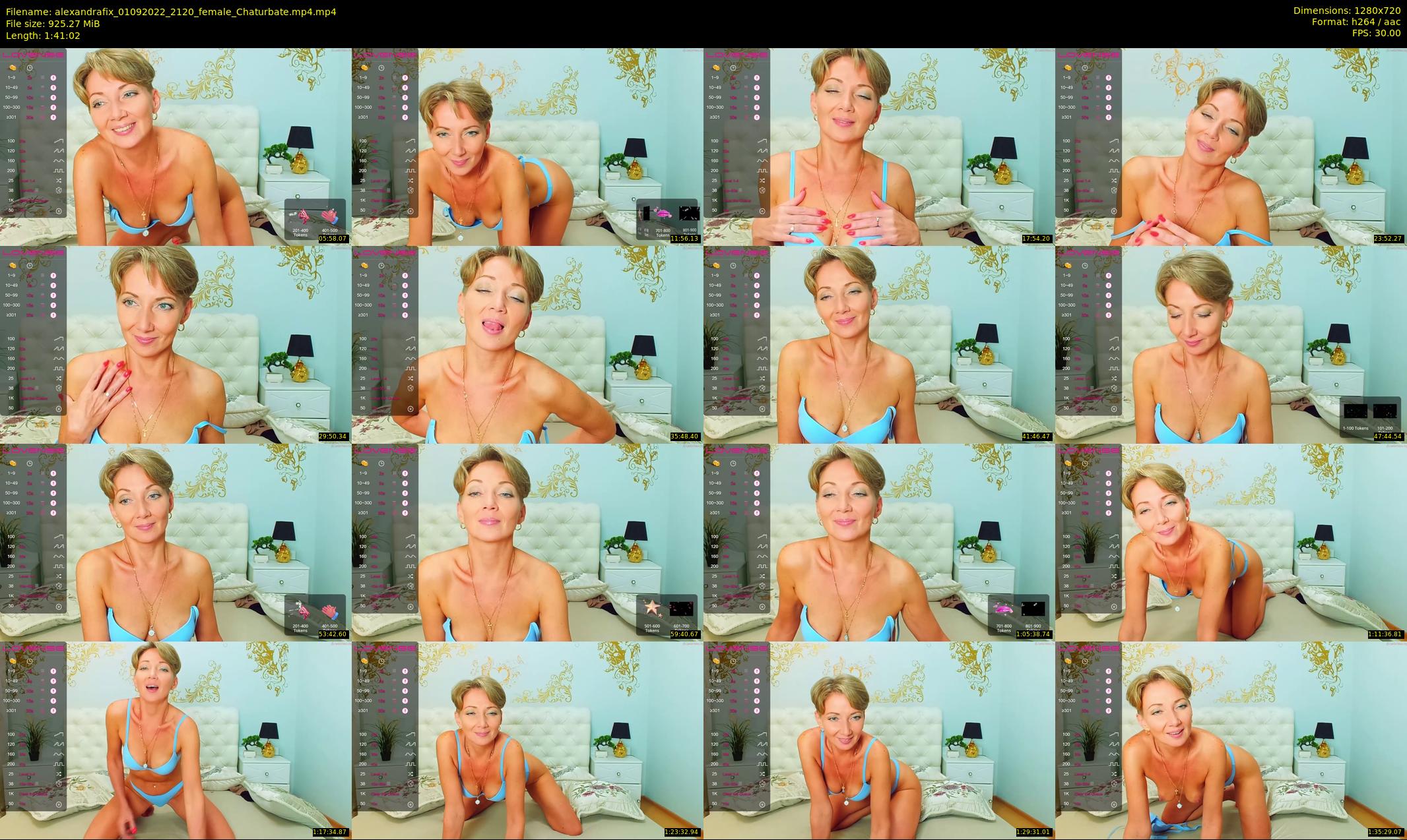 alexandrafix — 102 minute Chaturbate female cam show recording, 720p, Sep 1, 2022