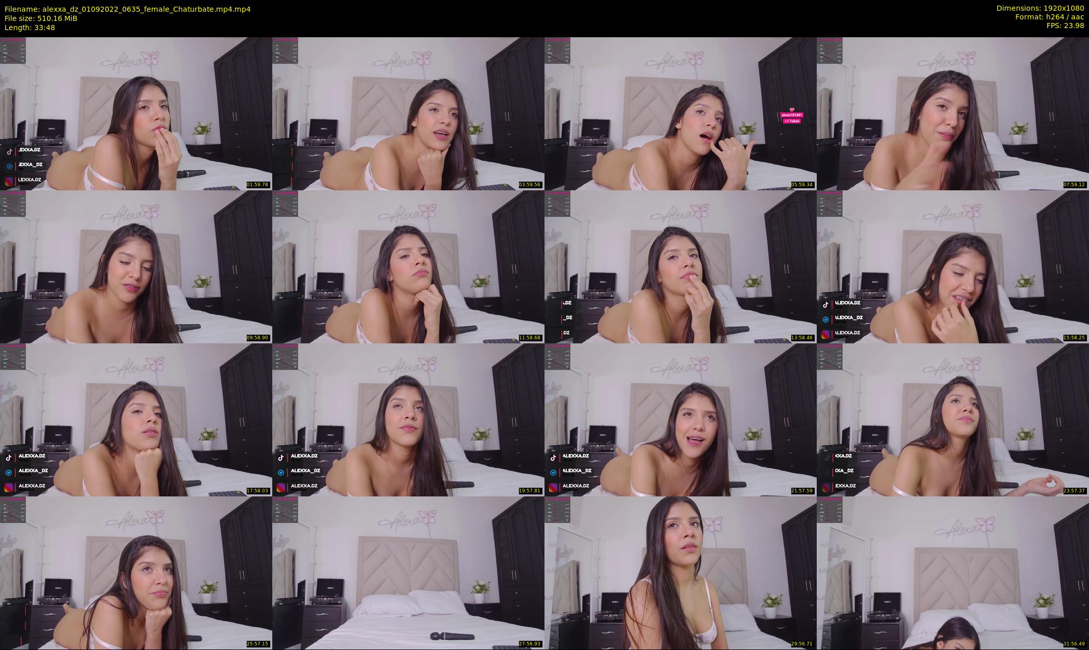 alexxa_dz — 34 minute Chaturbate female cam show recording, 1080p, Sep 1, 2022