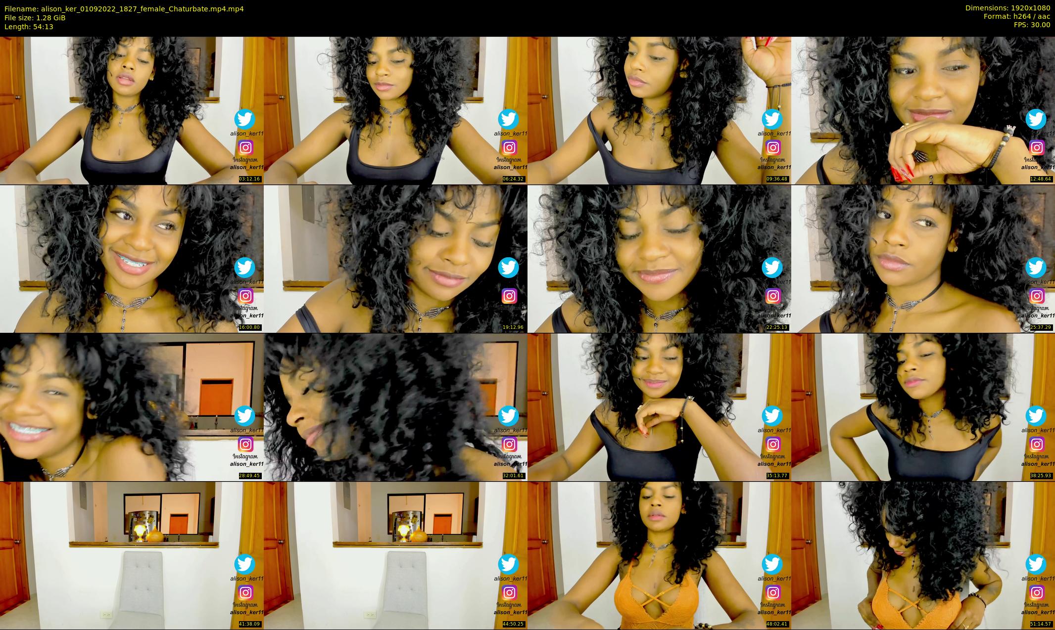alison_ker — 55 minute Chaturbate female cam show recording, 1080p, Sep 1, 2022