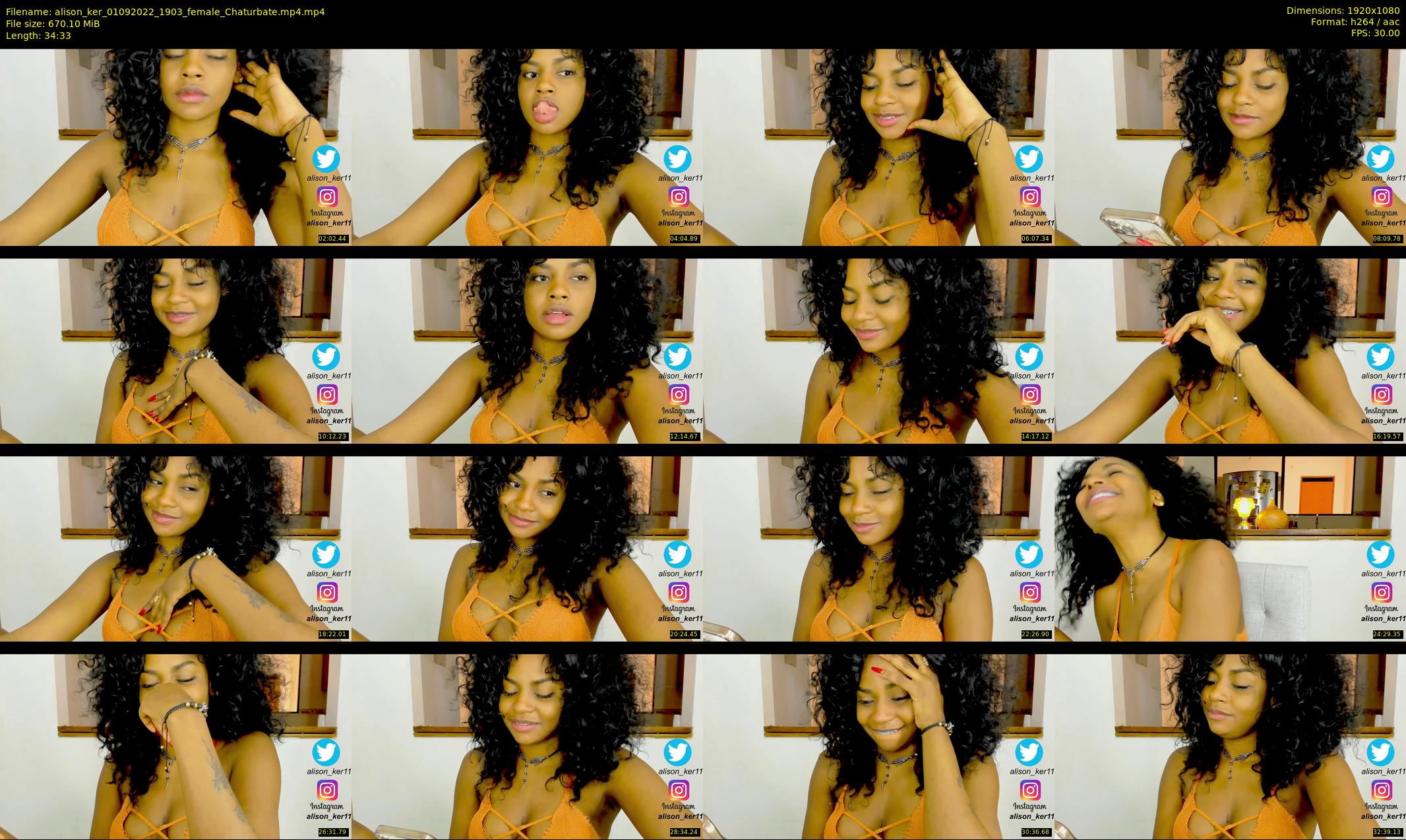 alison_ker — 35 minute Chaturbate female cam show recording, 1080p, Sep 1, 2022