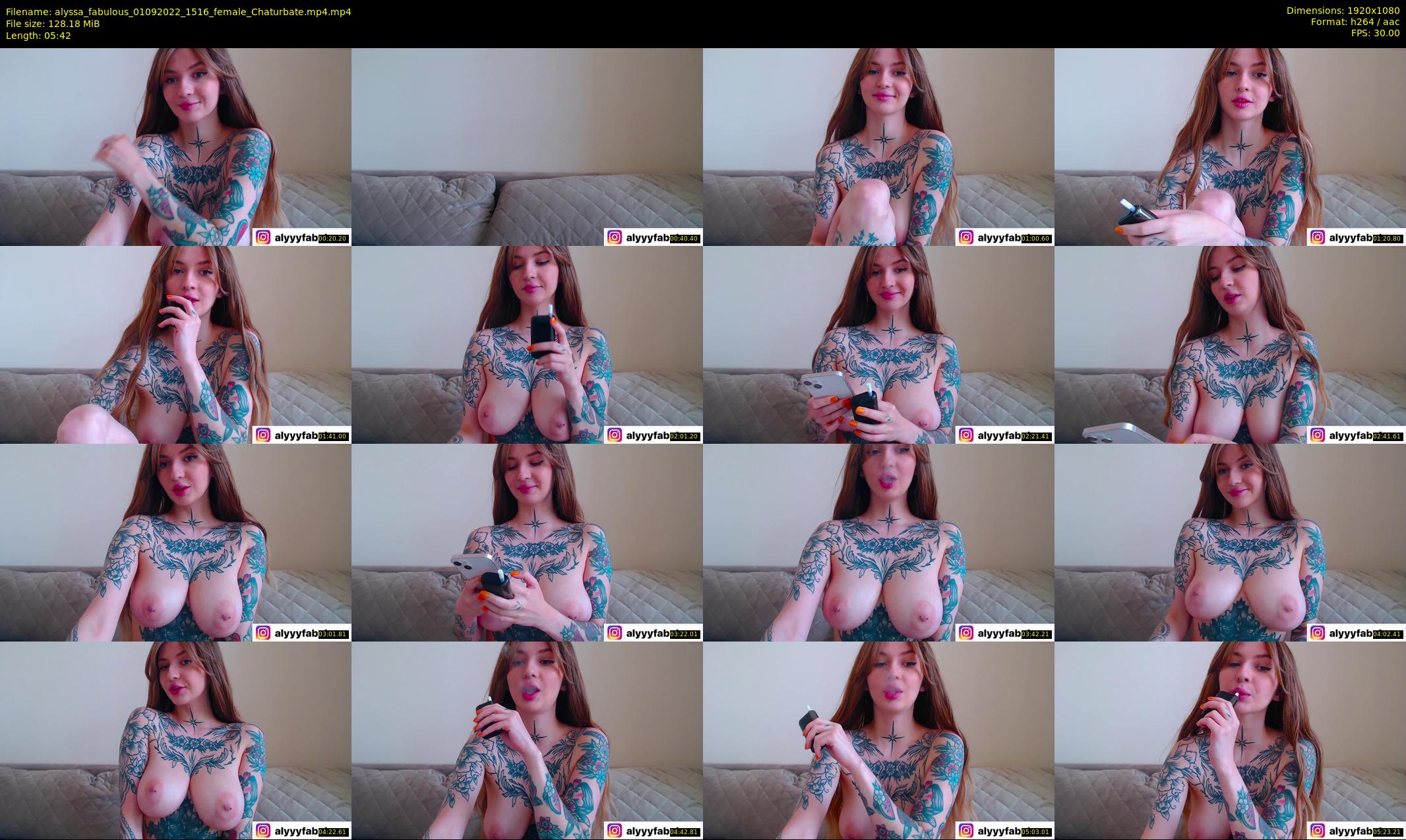 alyssa_fabulous — 6 minute Chaturbate female cam show recording, 1080p, Sep 1, 2022