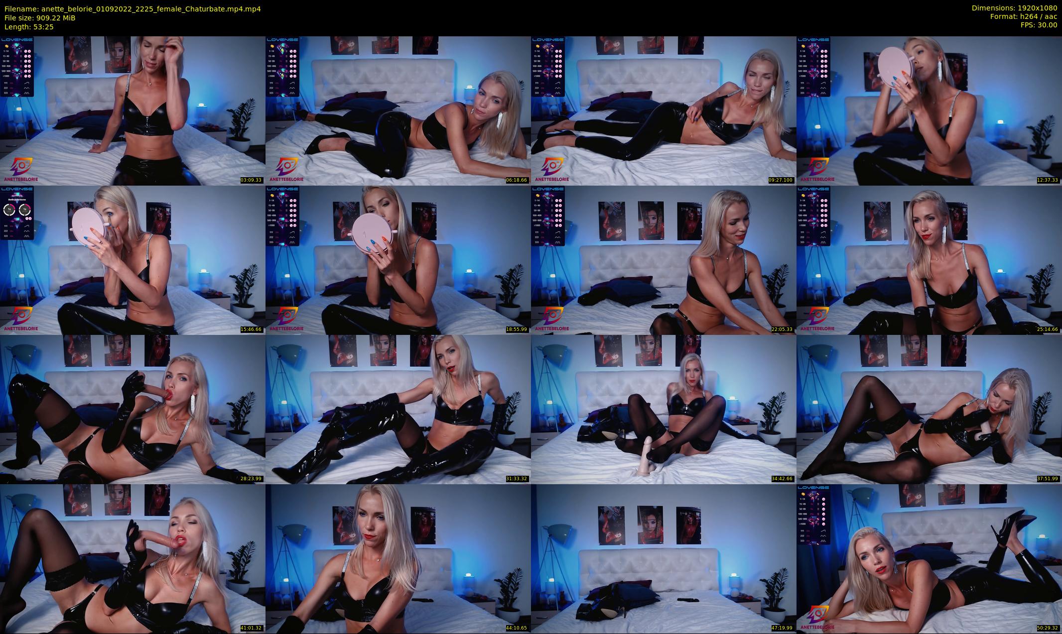 anette_belorie — 54 minute Chaturbate female cam show recording, 1080p, Sep 1, 2022