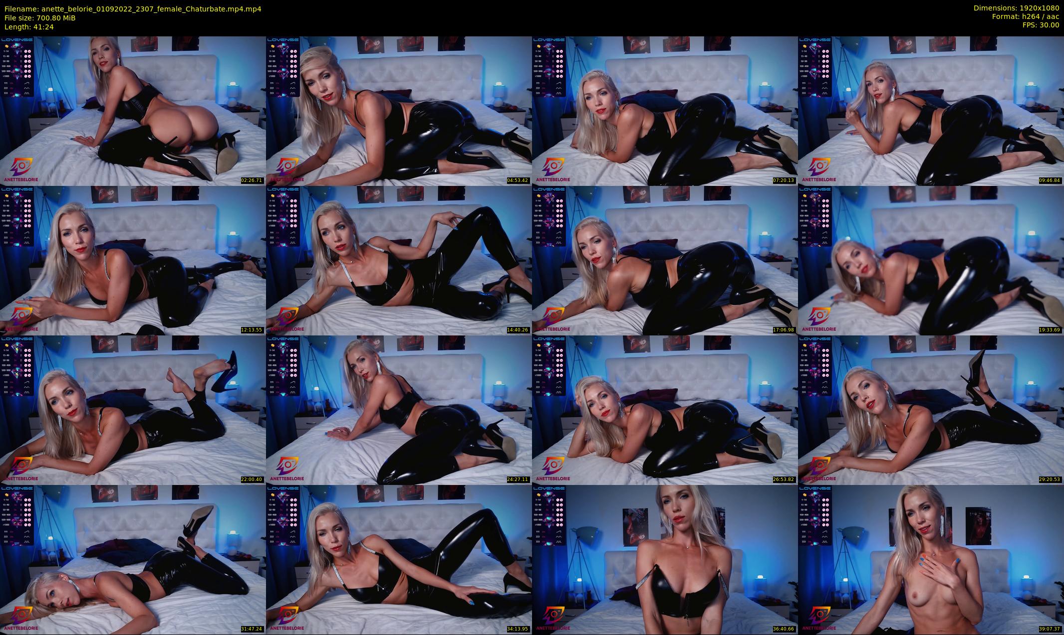 anette_belorie — 42 minute Chaturbate female cam show recording, 1080p, Sep 1, 2022