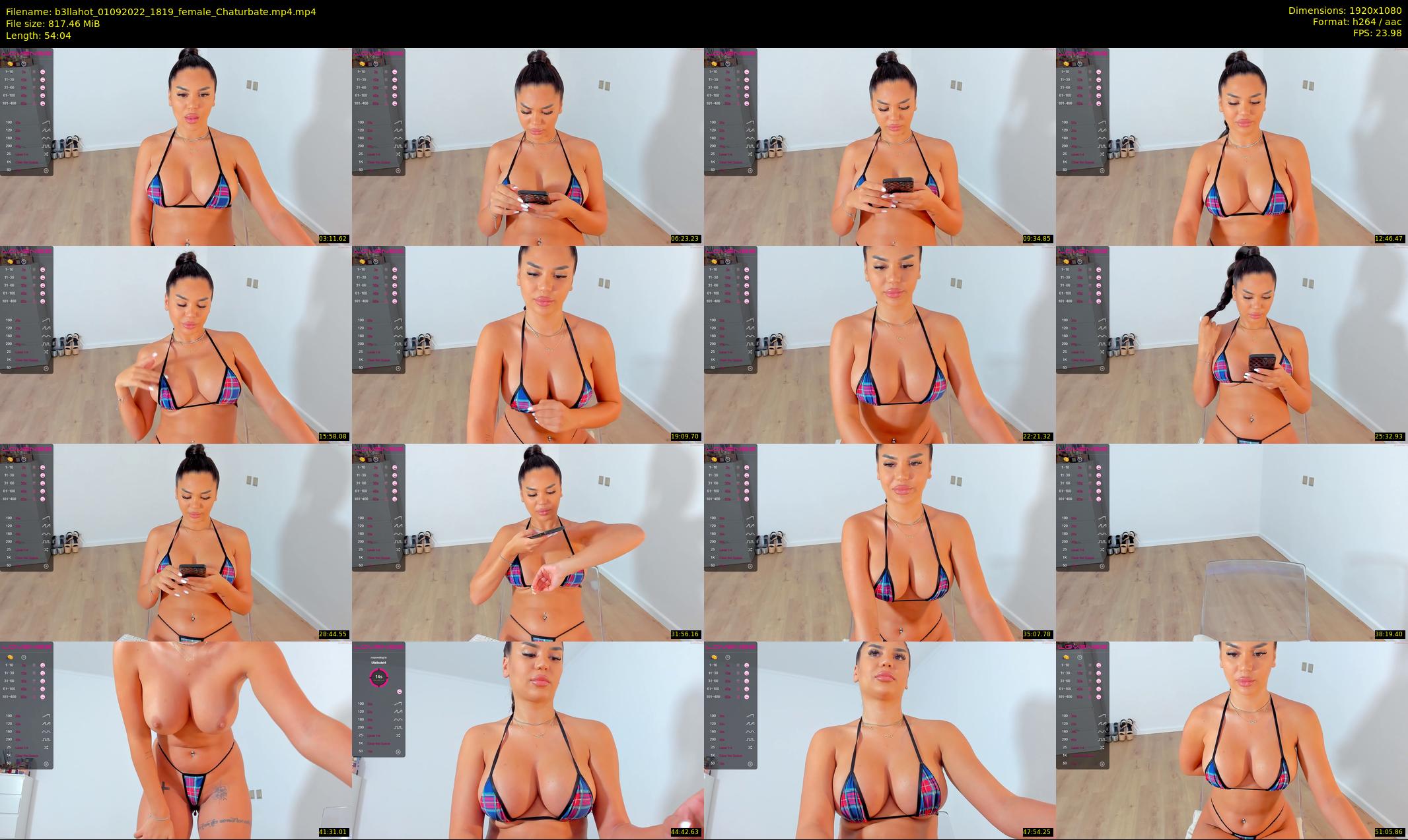 b3llahot — 55 minute Chaturbate female cam show recording, 1080p, Sep 1, 2022