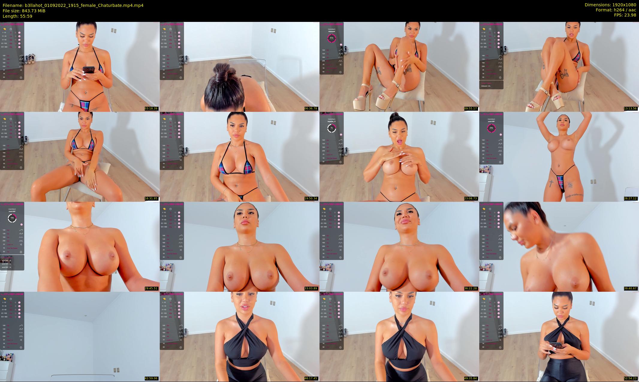 b3llahot — 56 minute Chaturbate female cam show recording, 1080p, Sep 1, 2022