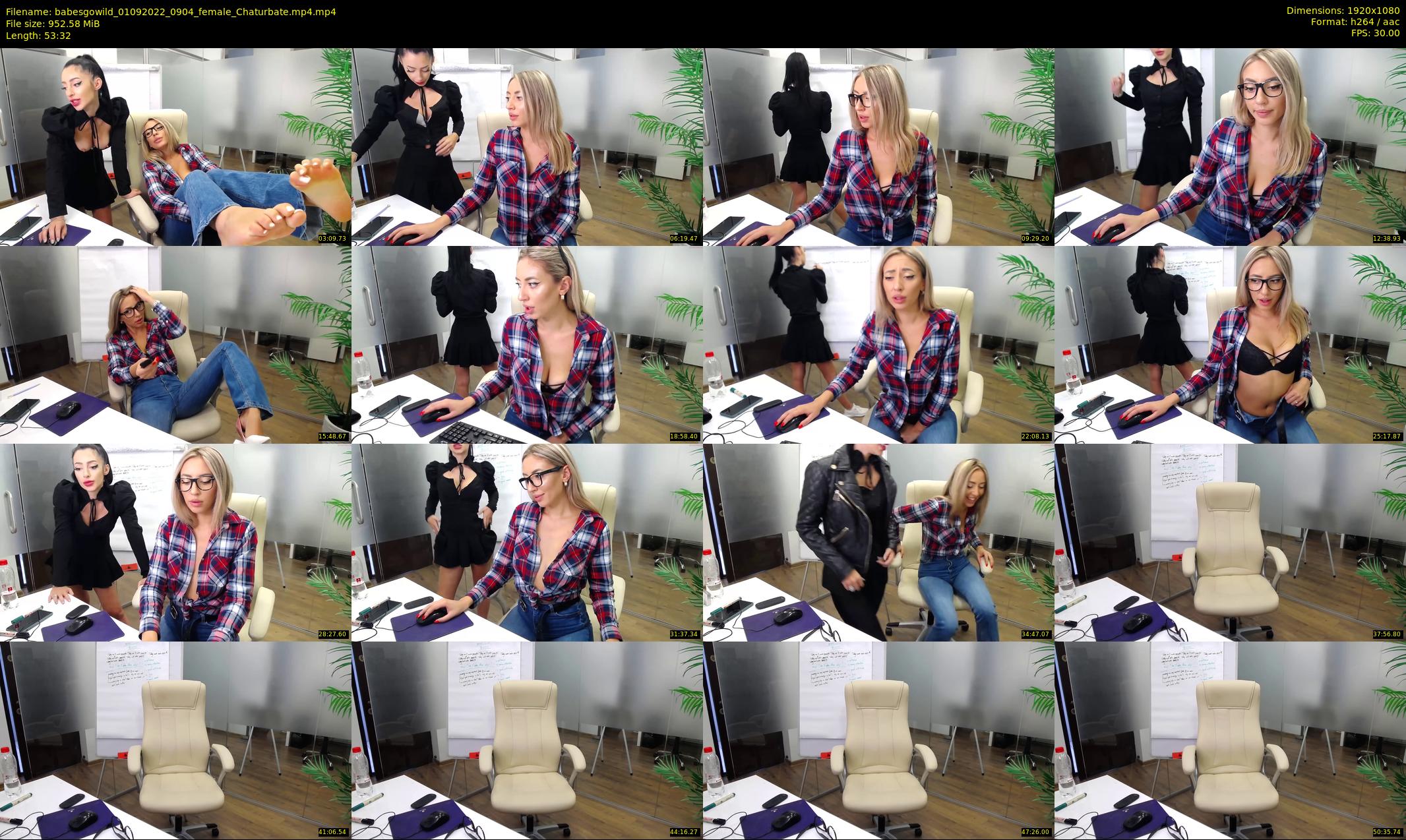 babesgowild — 54 minute Chaturbate couple cam show recording, 1080p, Sep 1, 2022