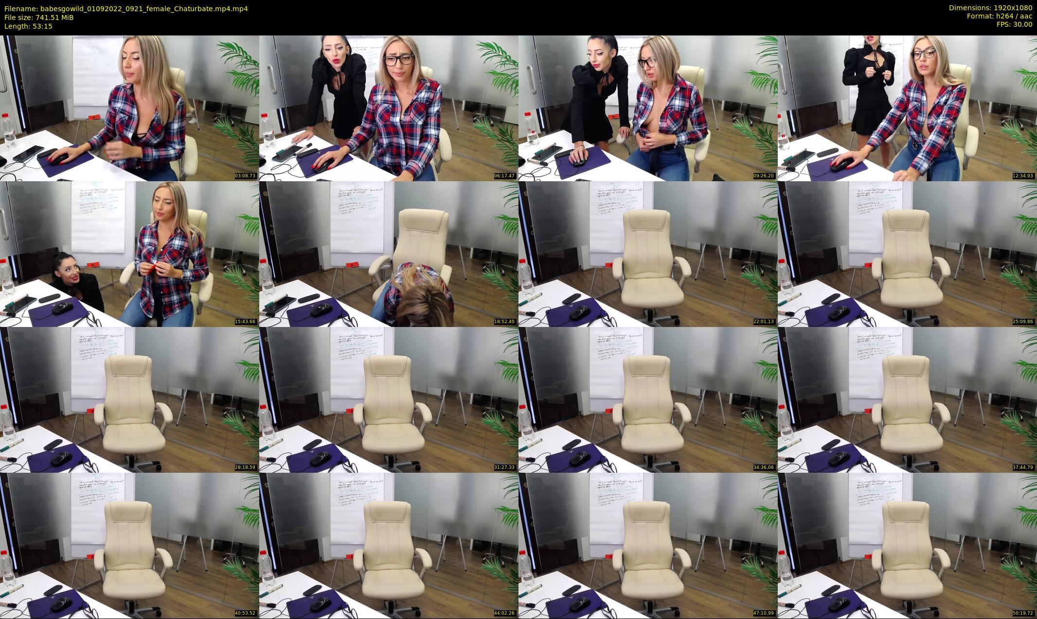 babesgowild — 54 minute Chaturbate couple cam show recording, 1080p, Sep 1, 2022