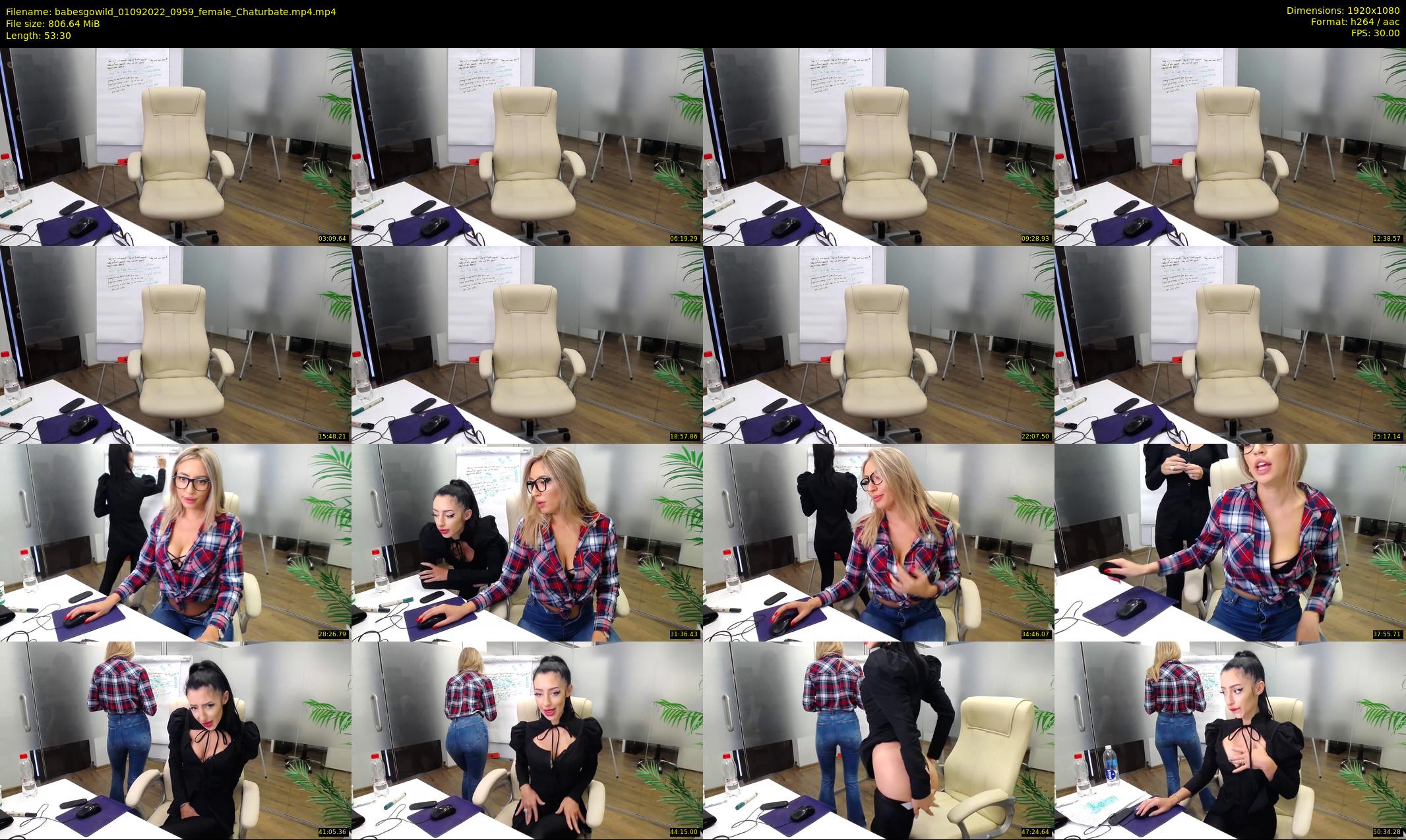 babesgowild — 54 minute Chaturbate couple cam show recording, 1080p, Sep 1, 2022