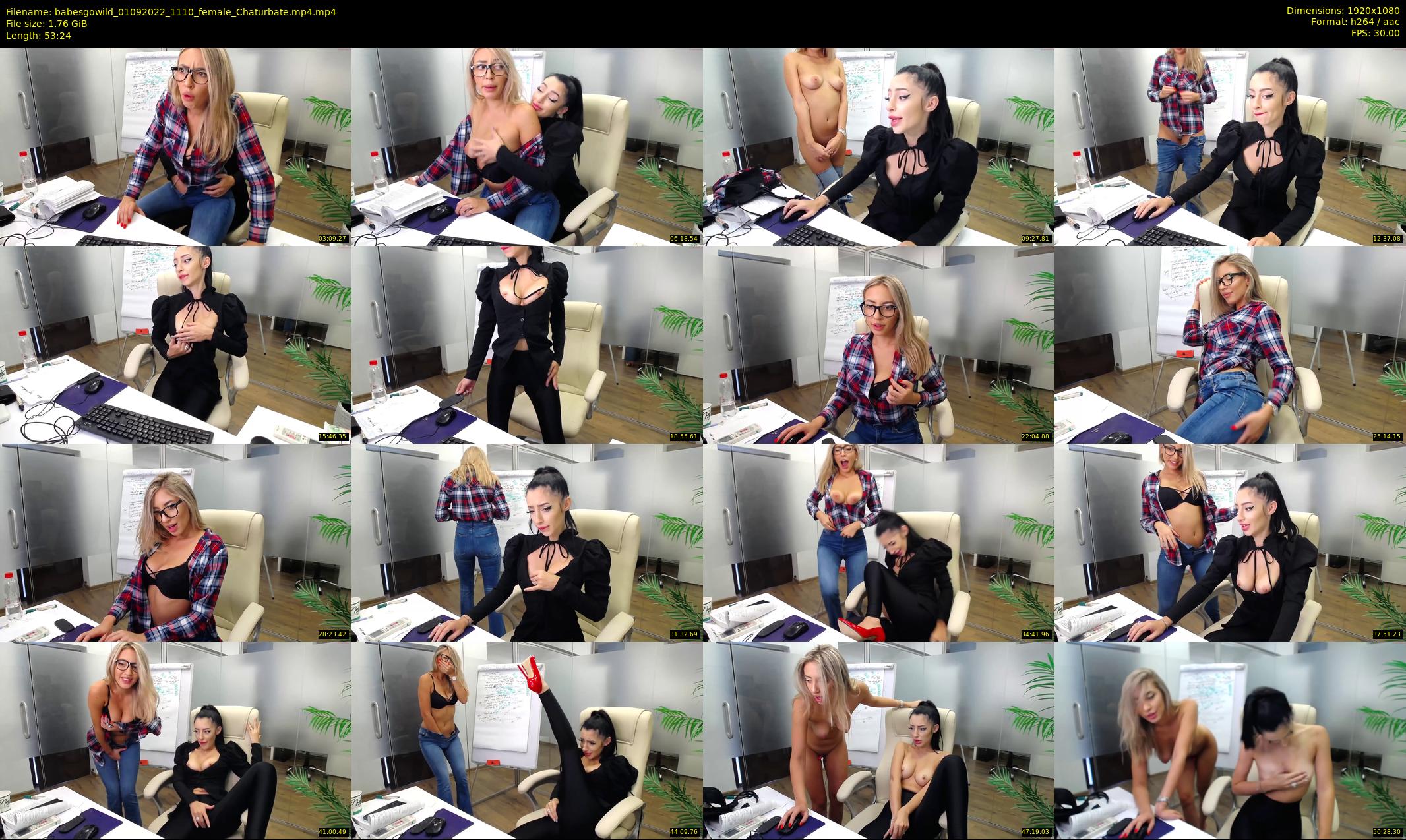 babesgowild — 54 minute Chaturbate couple cam show recording, 1080p, Sep 1, 2022